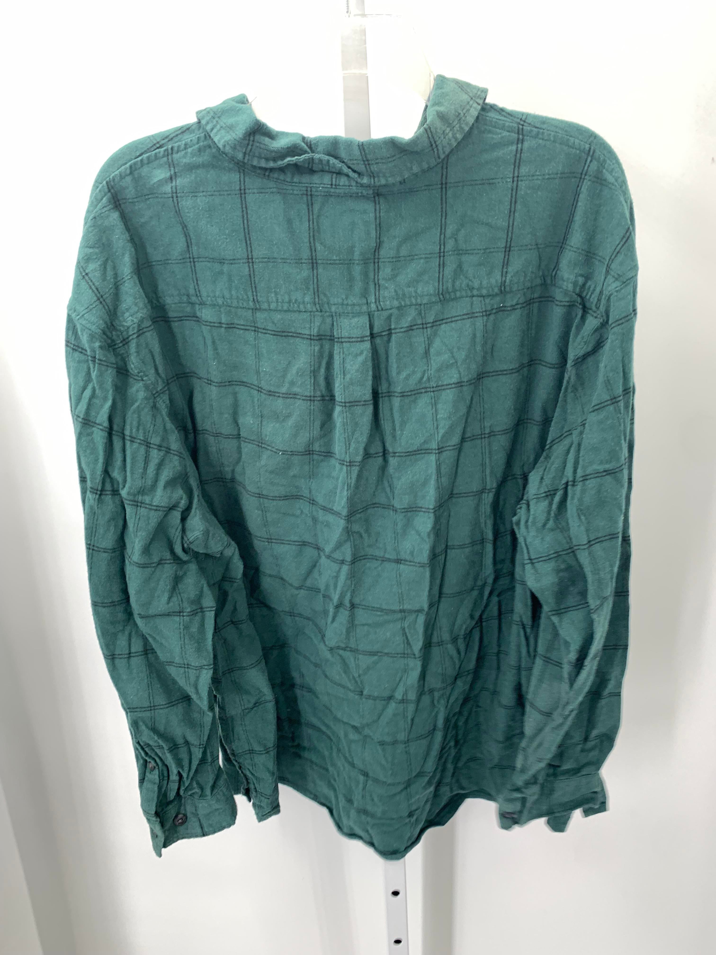 Ava & Viv Size 1X Womens Long Sleeve Shirt