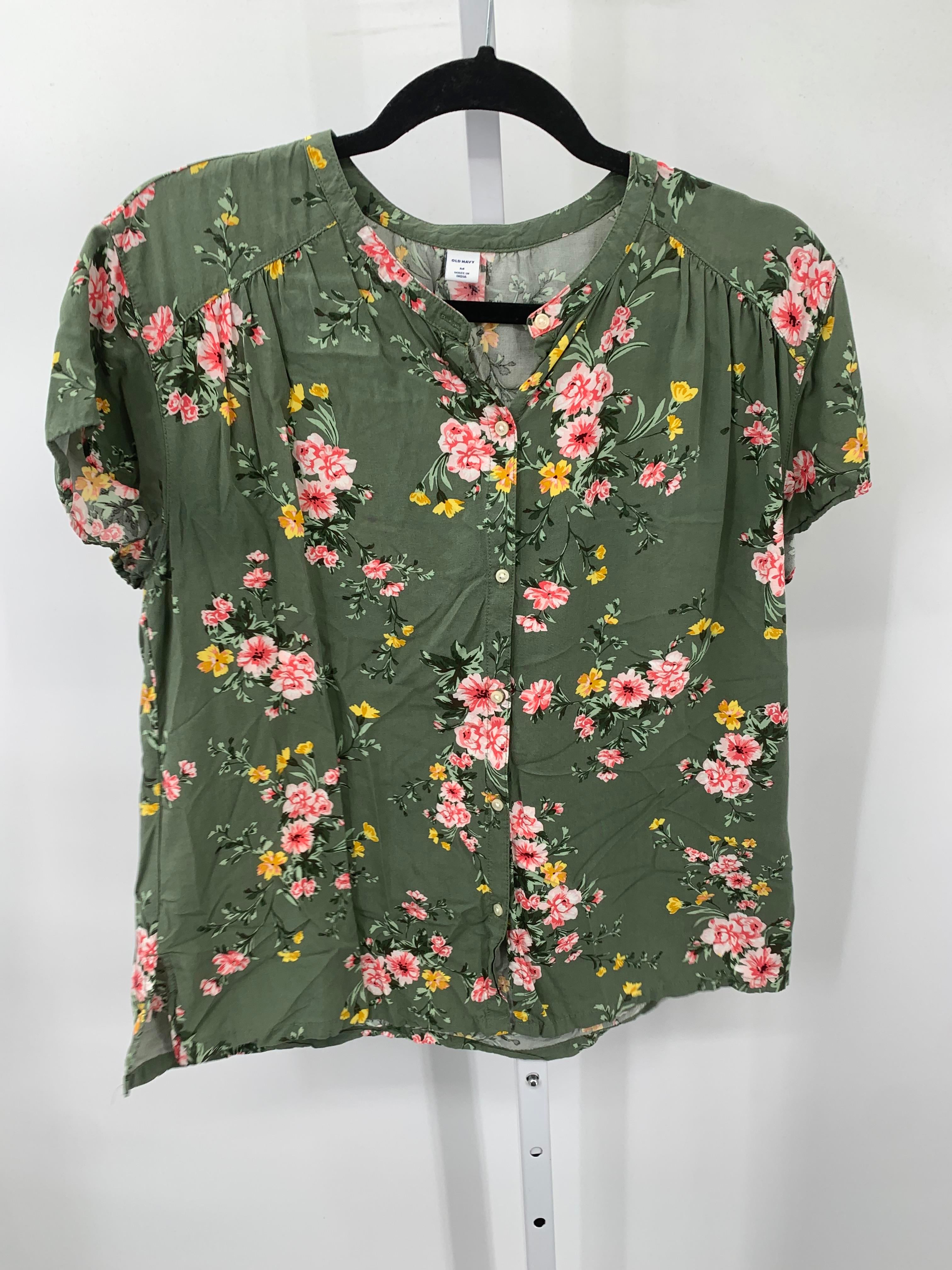 Old Navy Size Medium Misses Short Sleeve Shirt