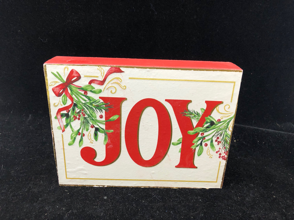 JOY BLOCK SIGN.