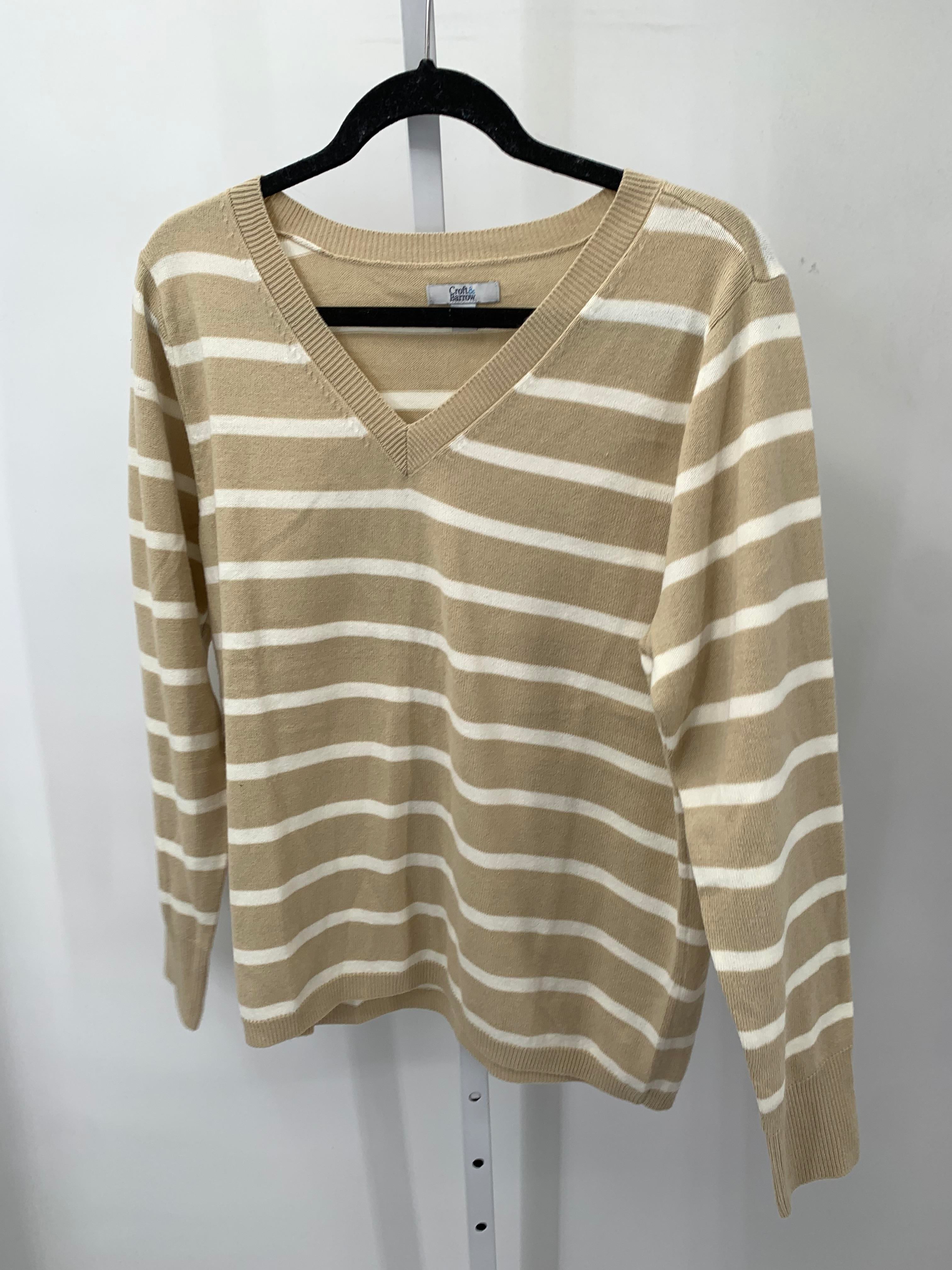 Croft & Barrow Size Large Misses Long Slv Sweater