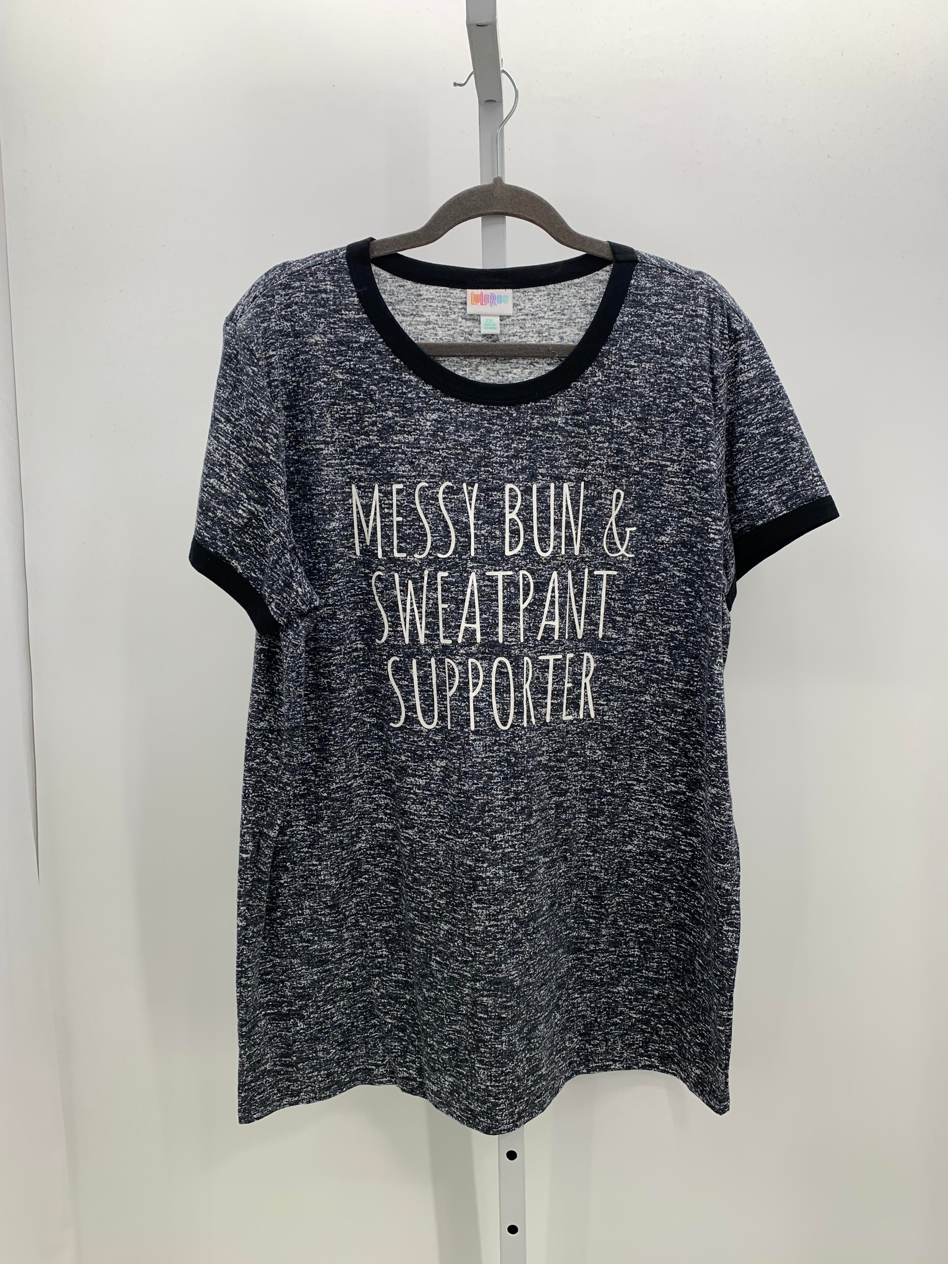 Lularoe Size 2X Womens Short Sleeve Shirt