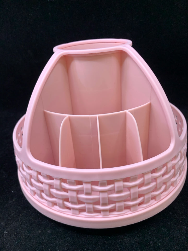 NEW PINK ROTATING BEAUTY ORGANIZER.