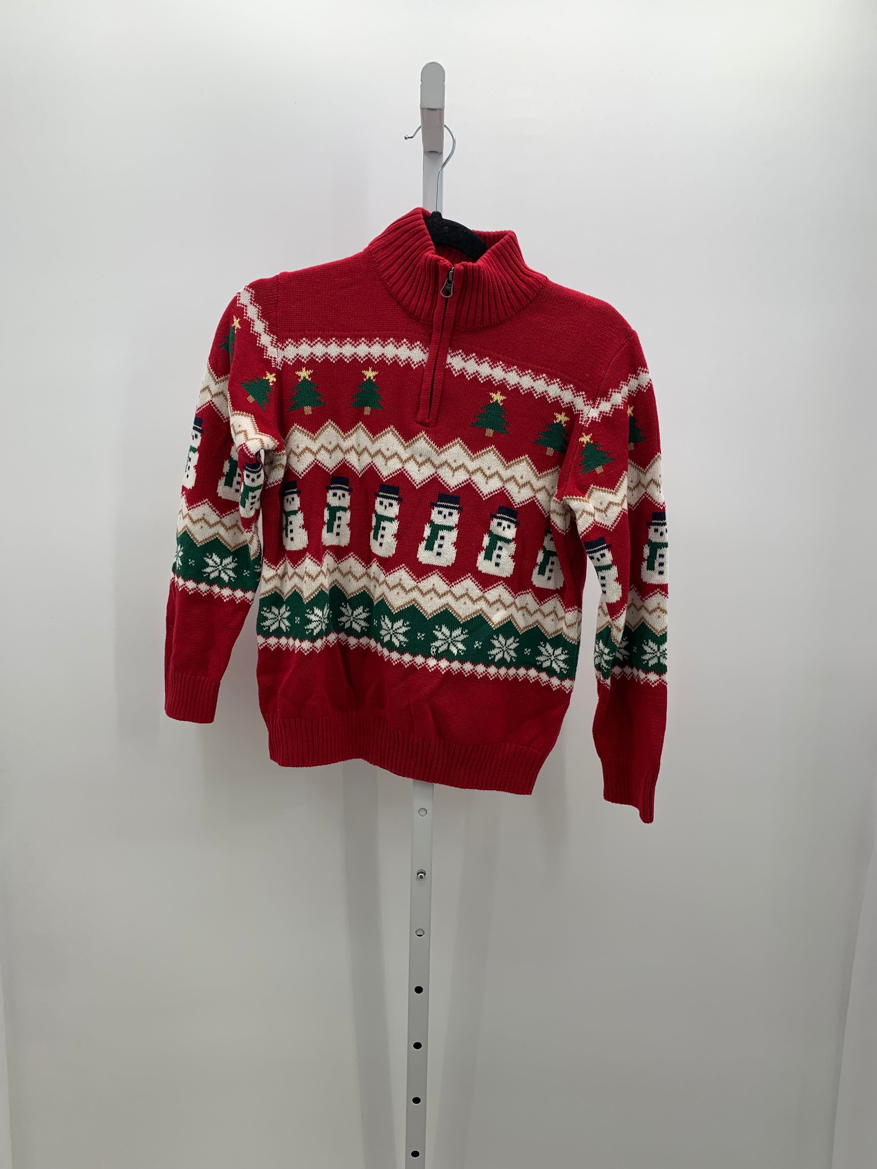 LONG SLV SWEATER SNOW MAN