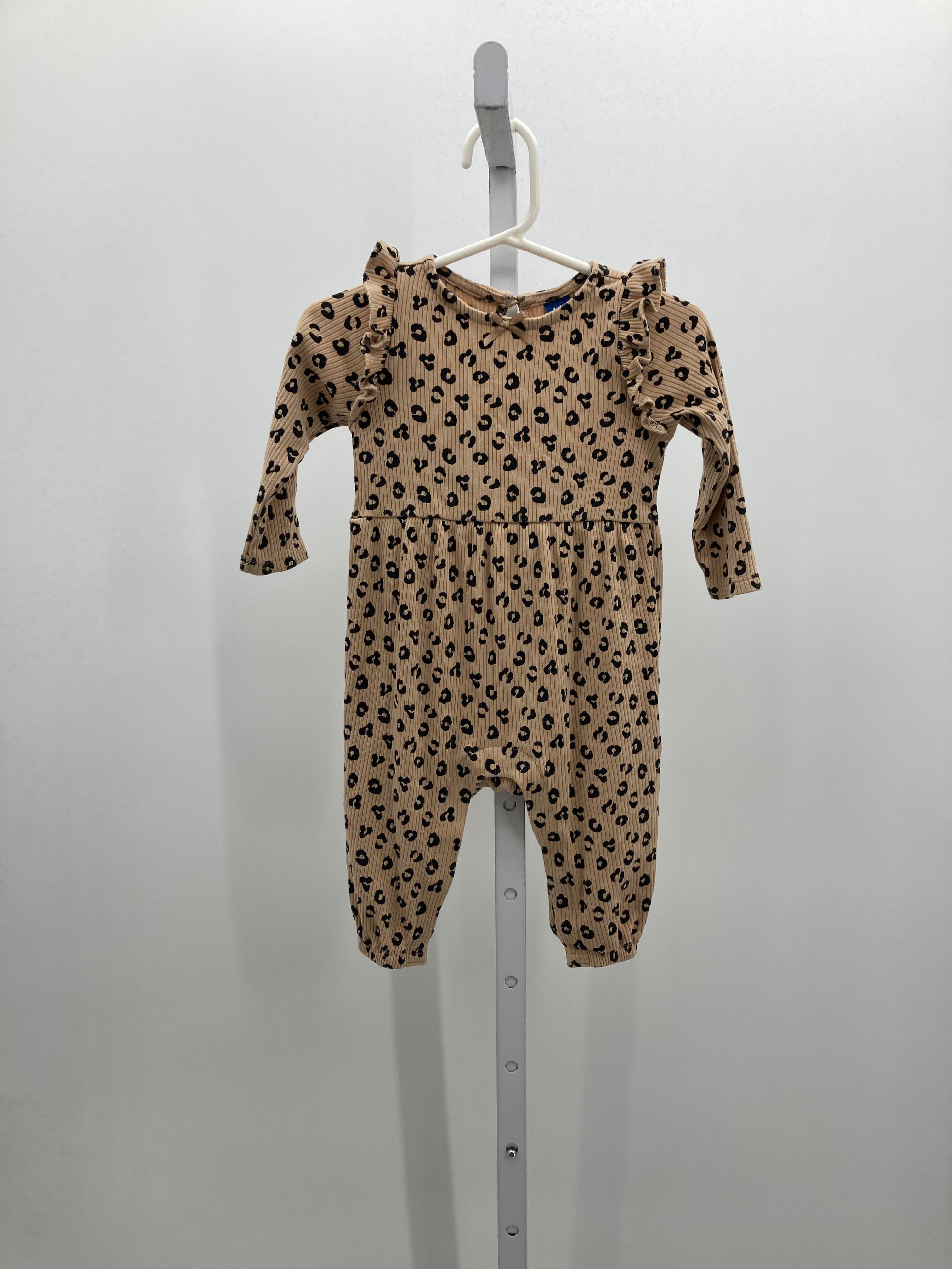 Old Navy Size 6-12 mon Girls Long Slv. Romper