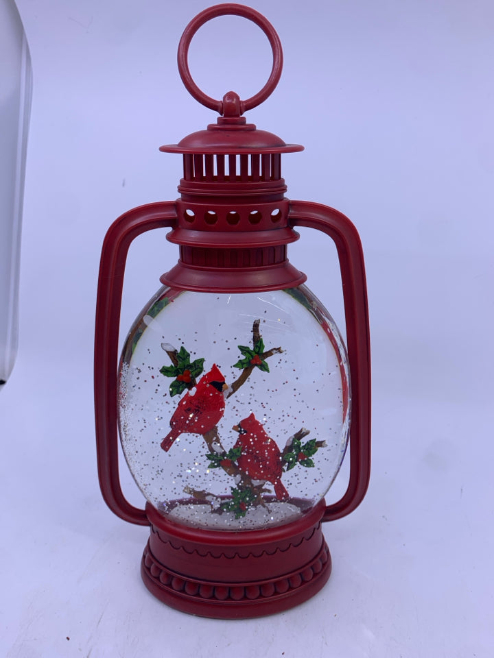 NIB CARDINAL WATER GLOBE LANTERN.