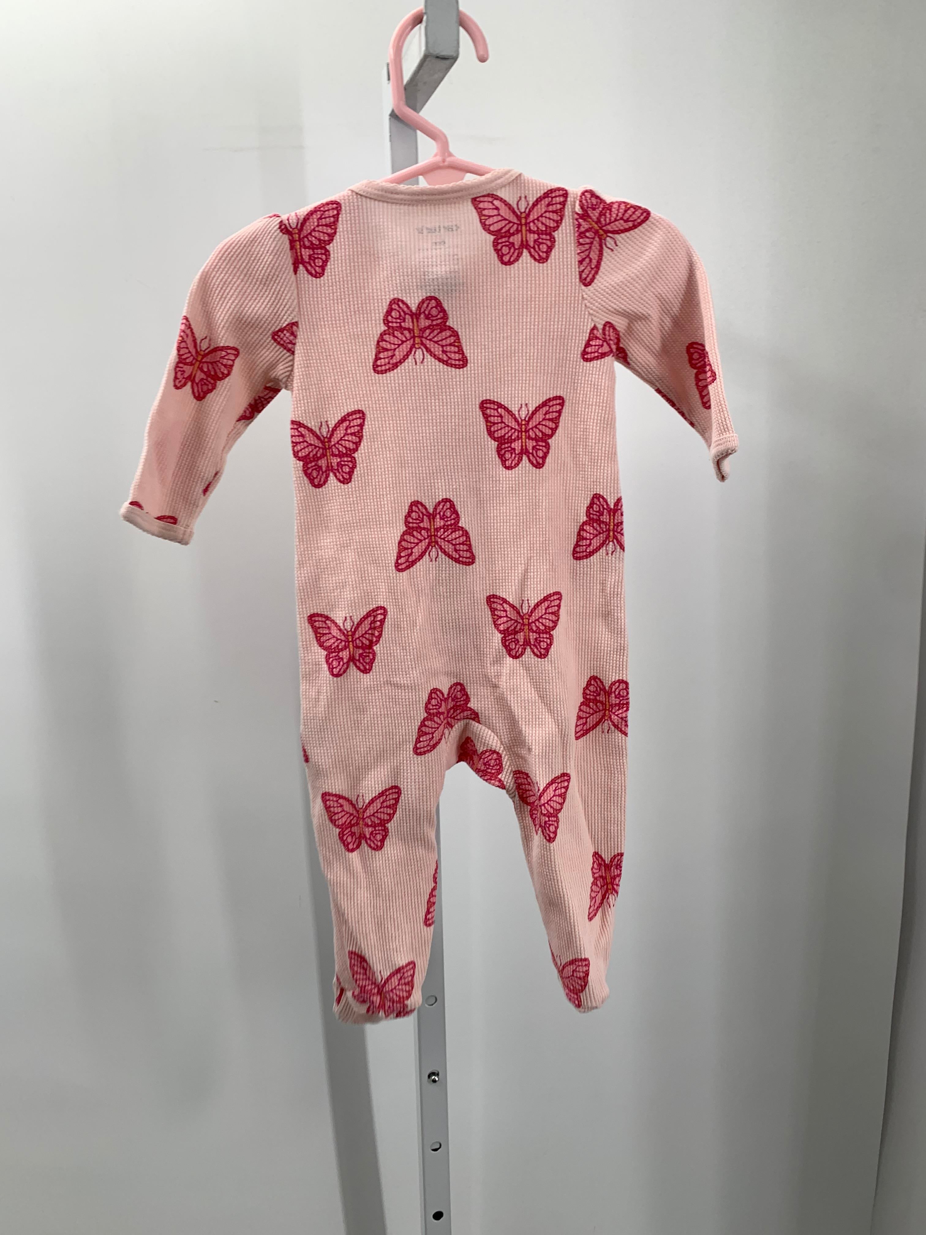 Carters Size 6 Months Girls Long Slv. Romper