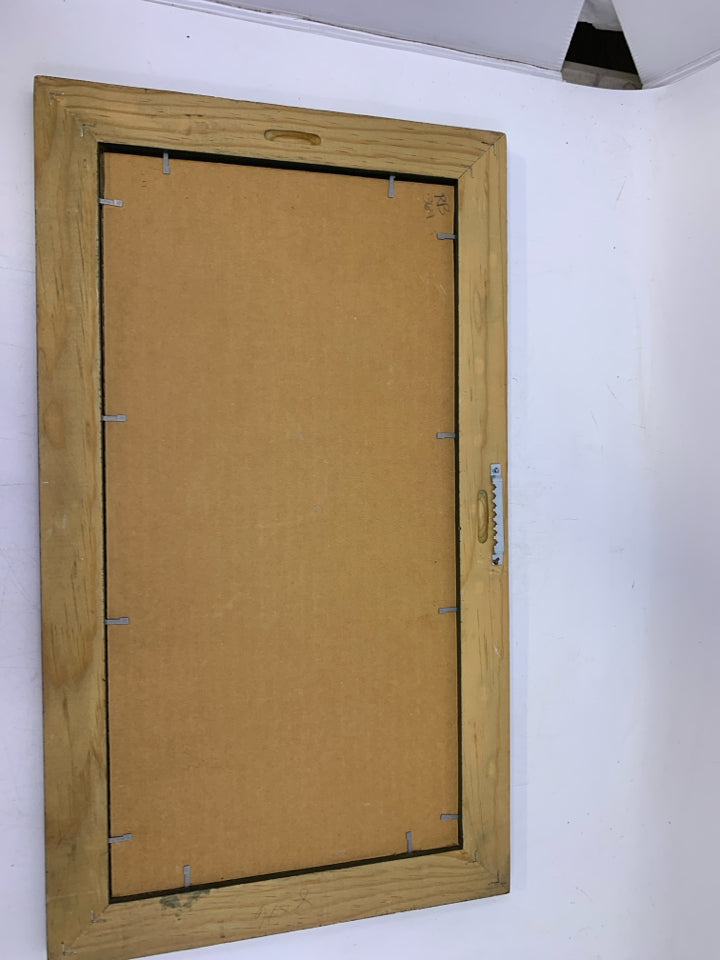 FRAMED POTTED HERBS PRINT.