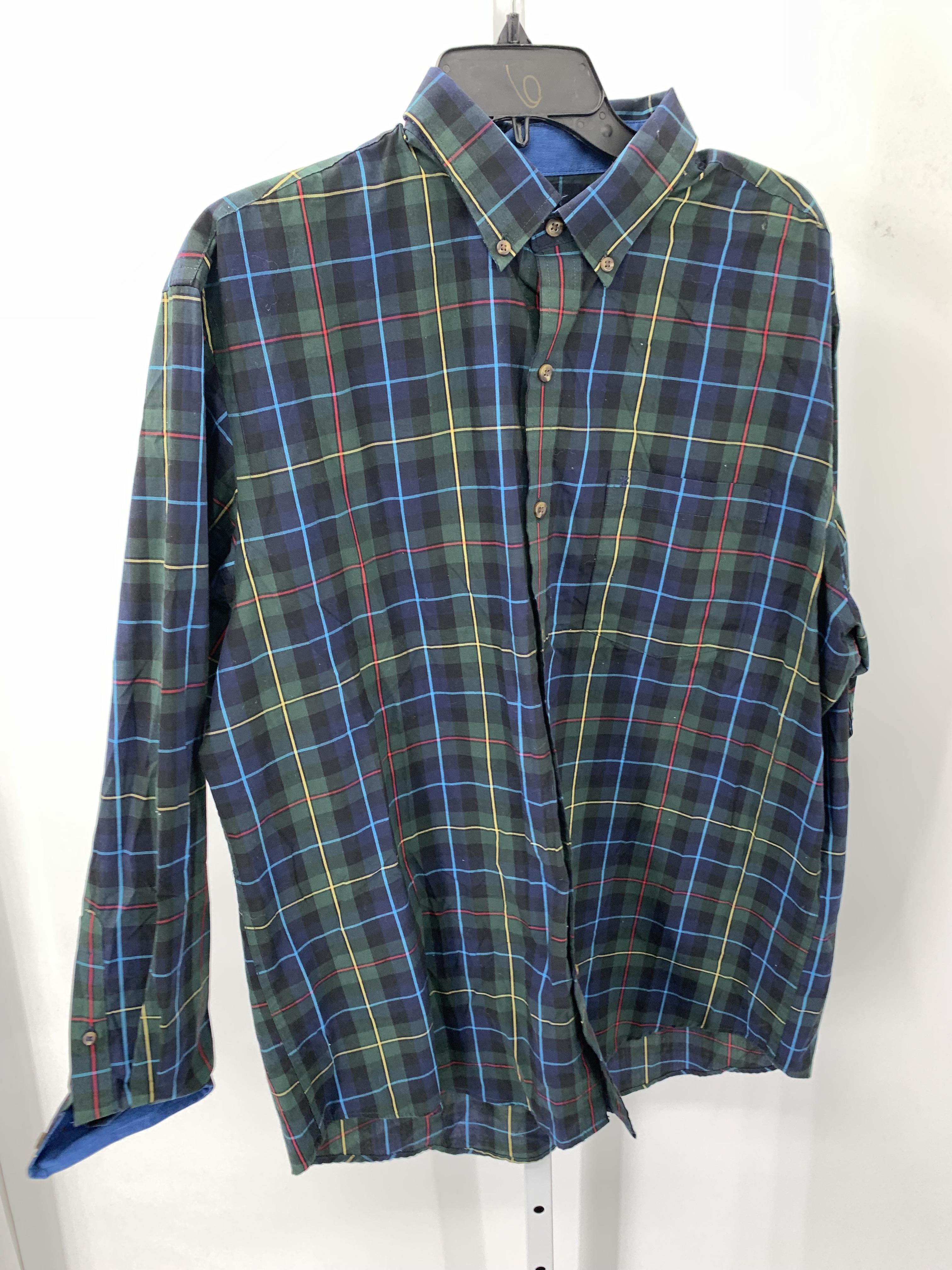 PLAID BTN DOWN