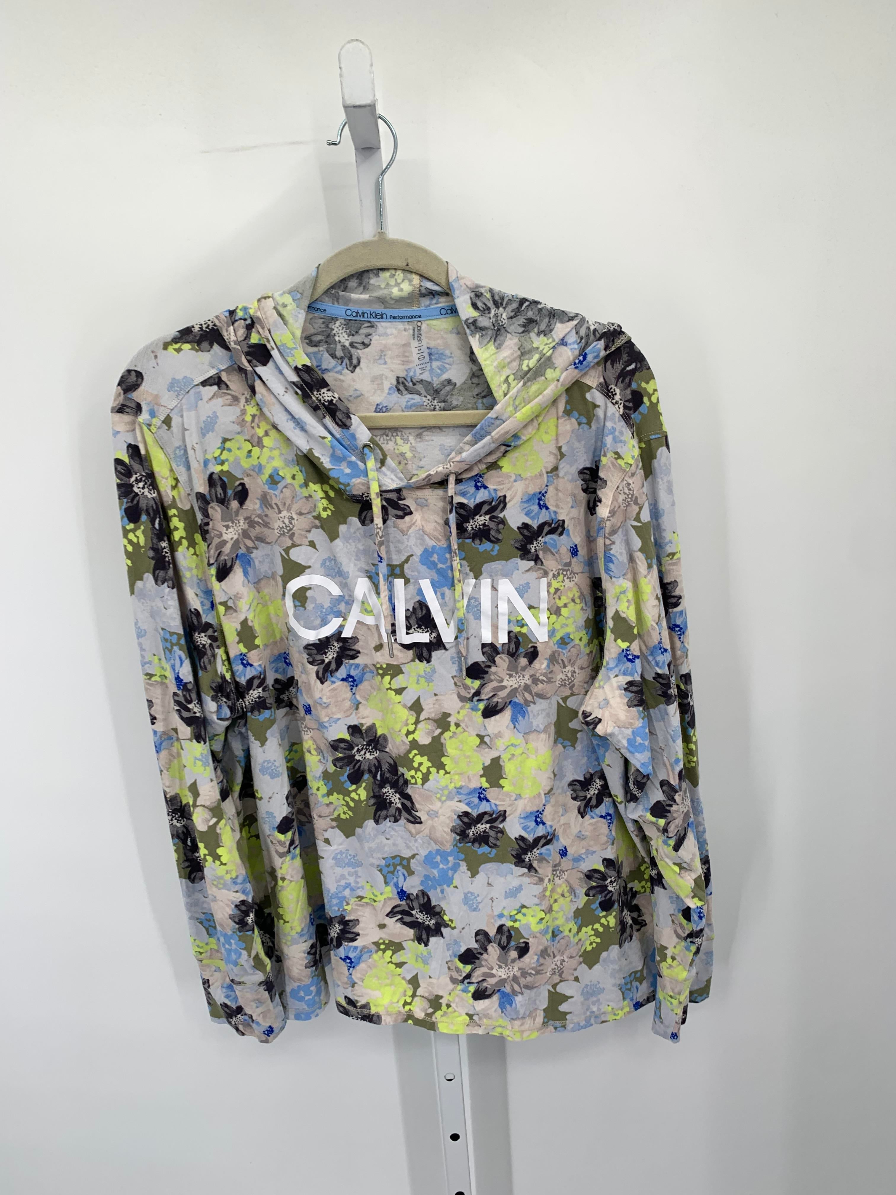 Calvin Klein Size 2X Womens Long Sleeve Shirt