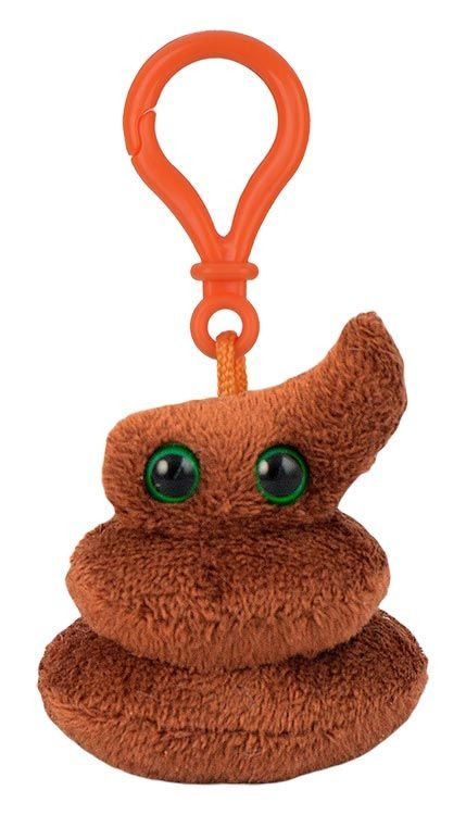 NEW GIANT Microbes Poop Keychain