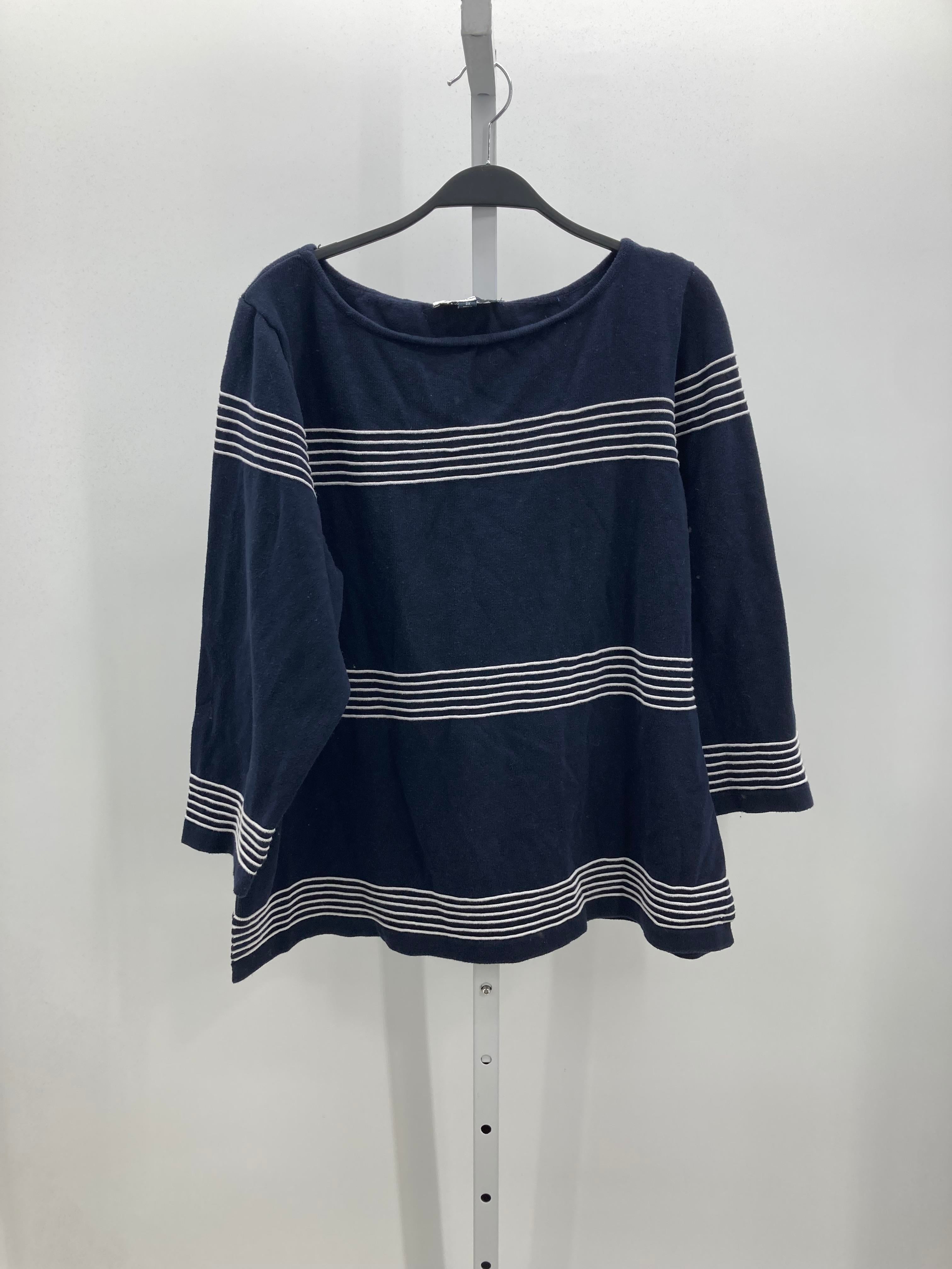Jones Wear Size 3X Womens 3/4 Sleeve Sweater