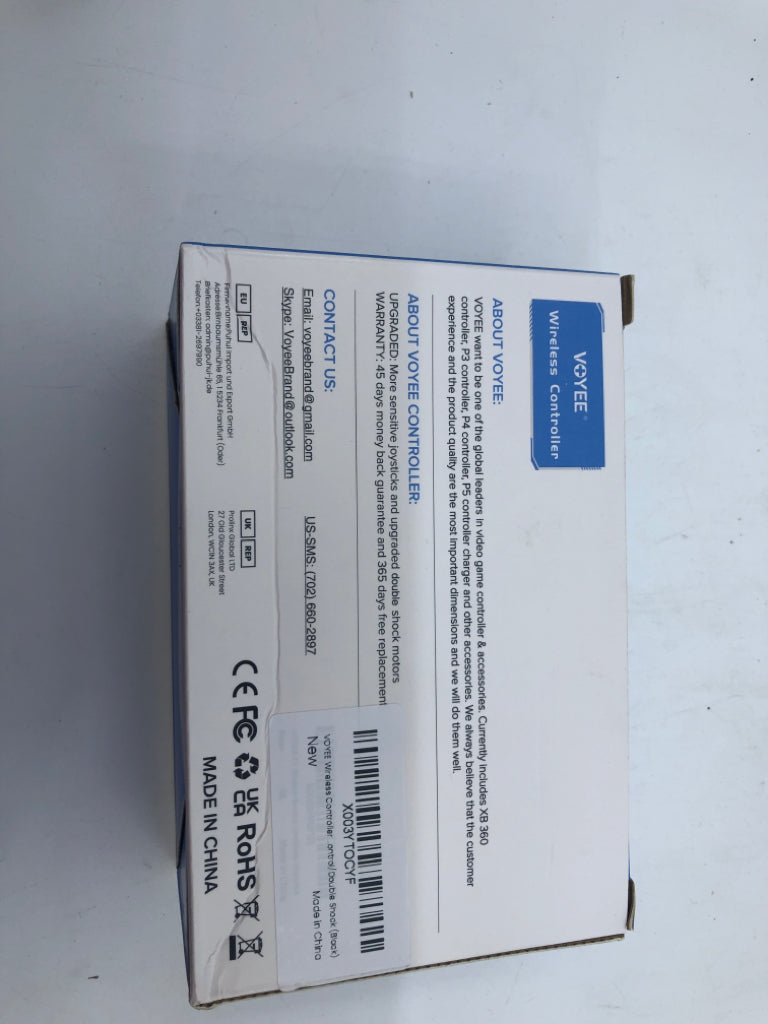 NIB VOYEEE WIRELESS CONTROLLER.