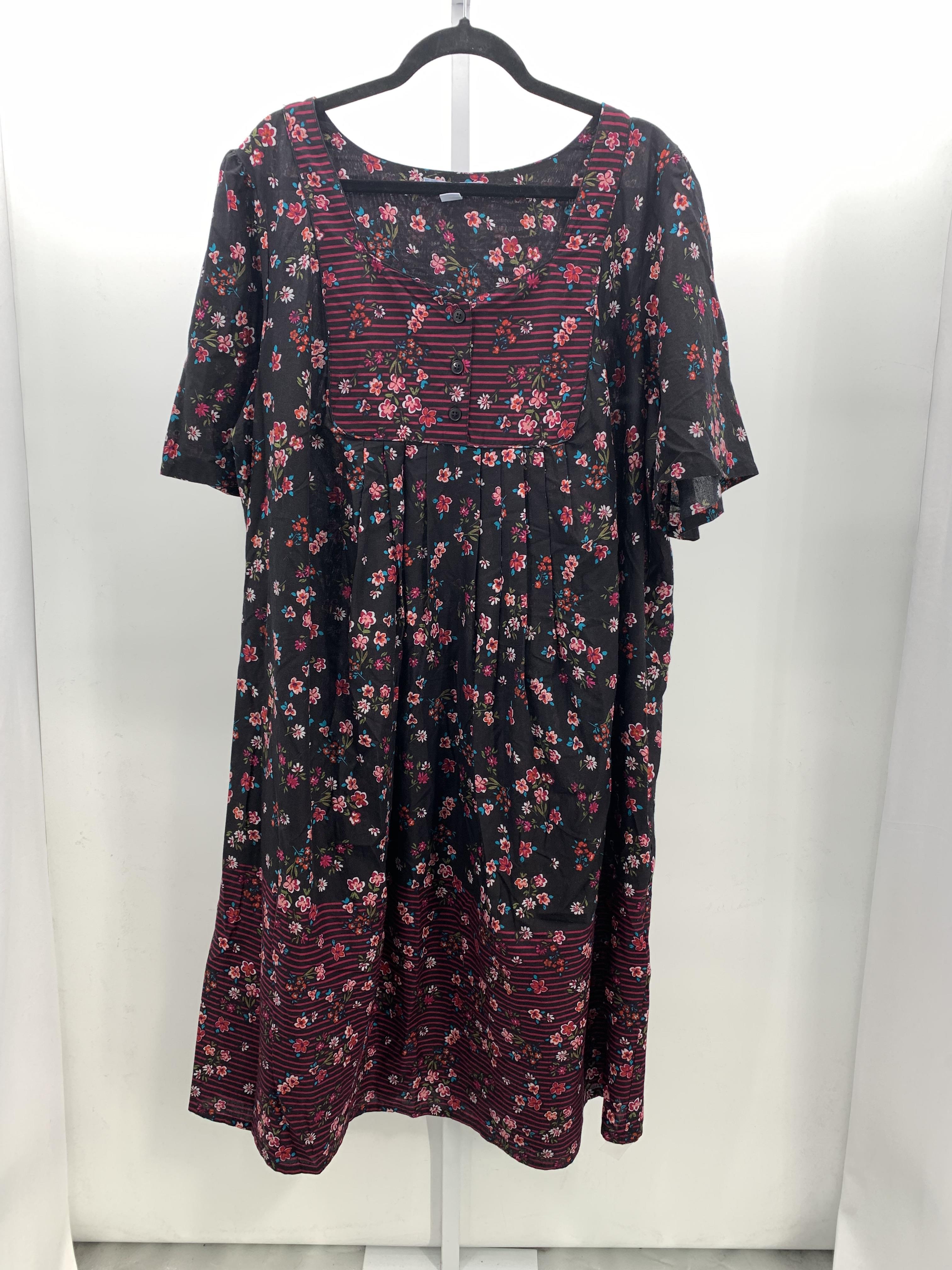 Size 2X Womens Short Sleeve Dress