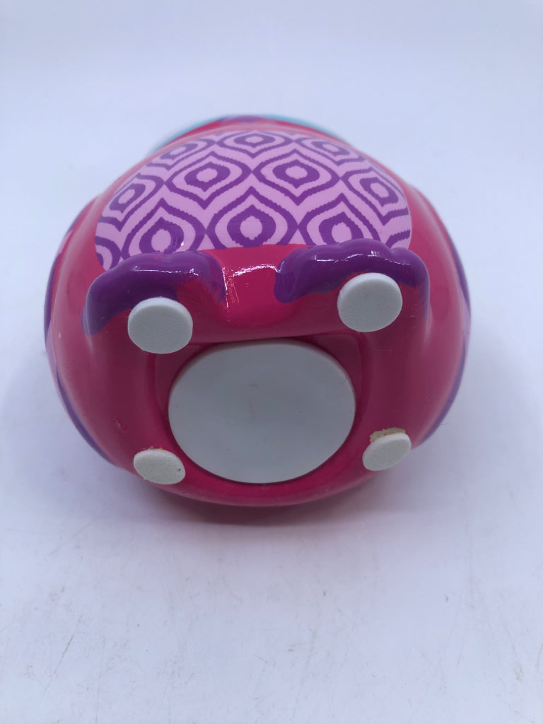 PINK OWL CERAMIC BANK.