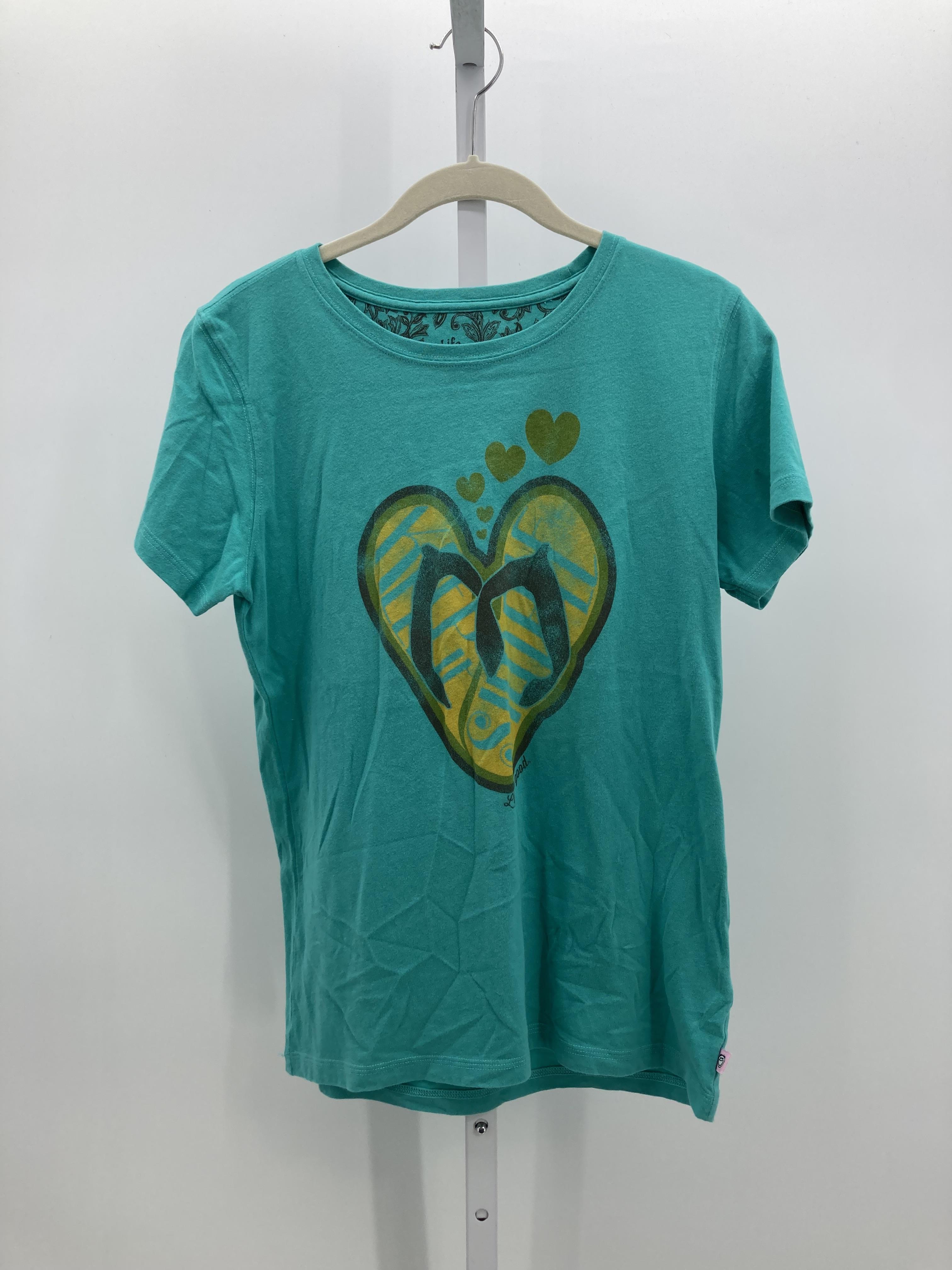 Life is Good Size Medium Misses Short Sleeve Shirt