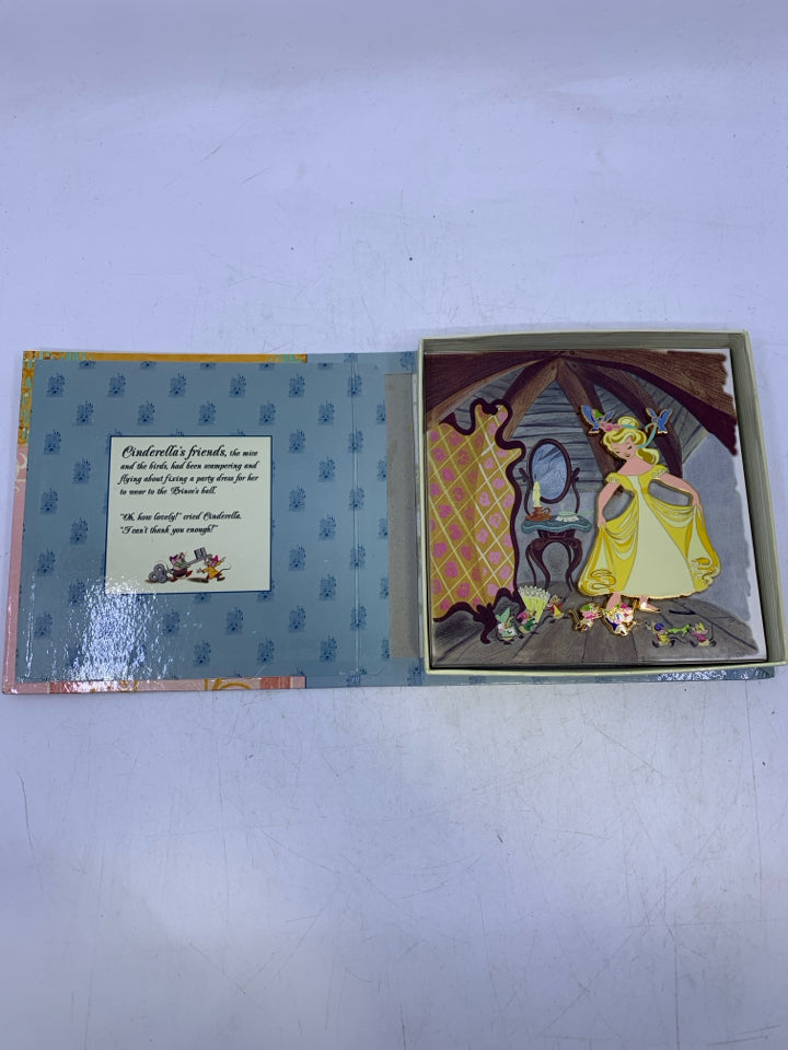 Disney Cinderella A Dress For The Ball Storybook Collection Pin *Binding On Box
