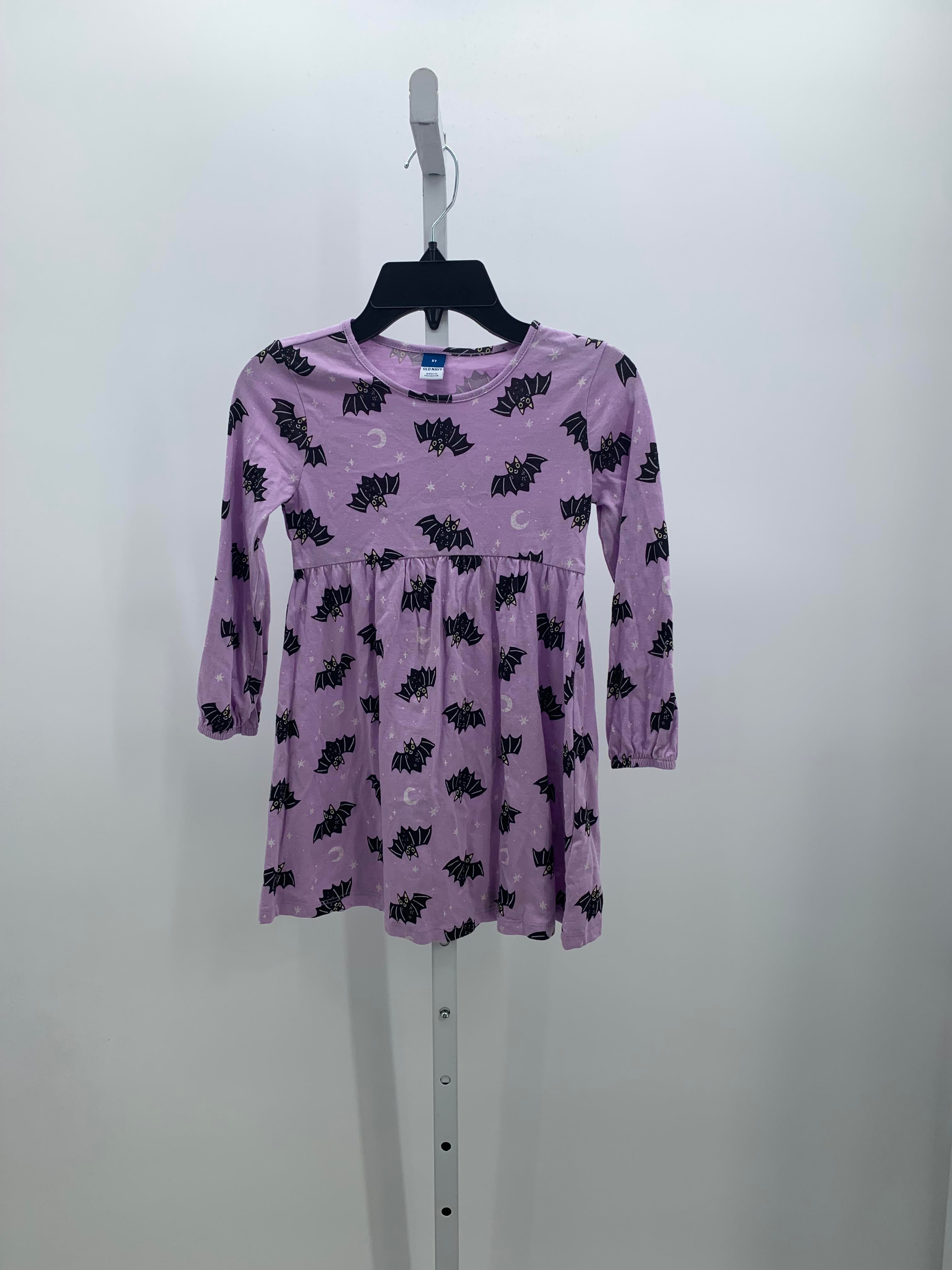 LONG SLV DRESS BLACK BATS