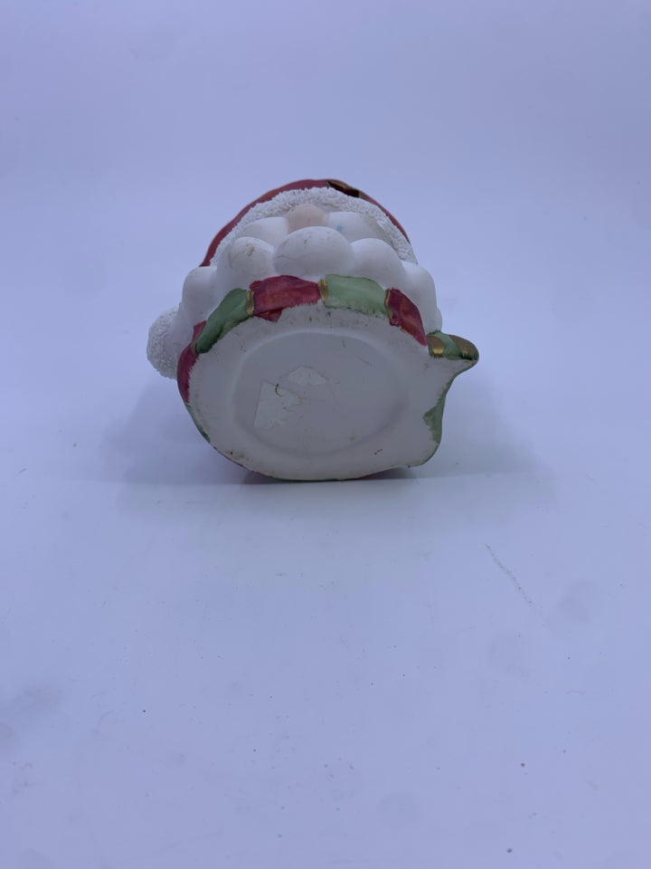 SANTA VOTIVE HOLDER.