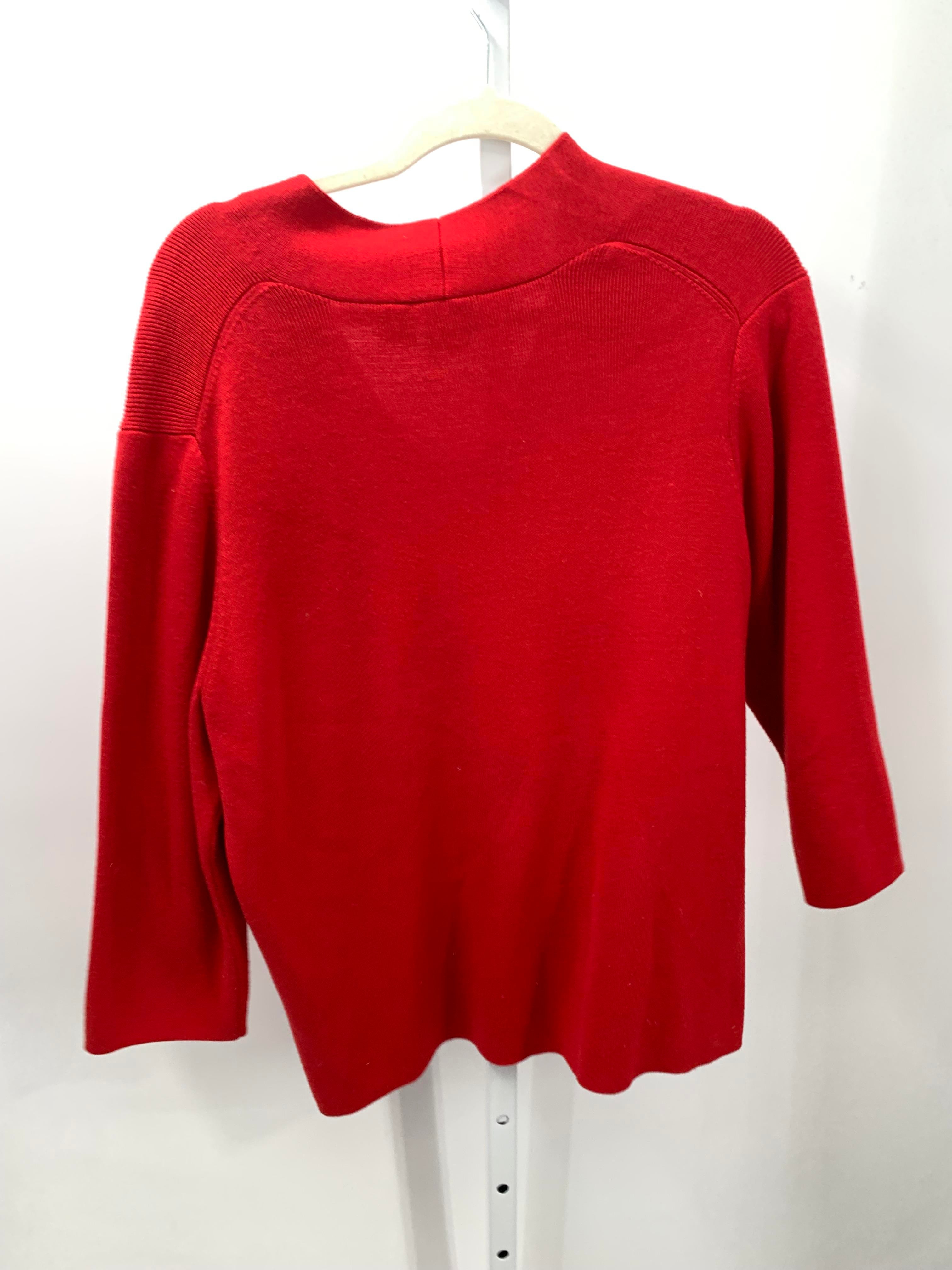 Size 1X Womens 3/4 Sleeve Sweater