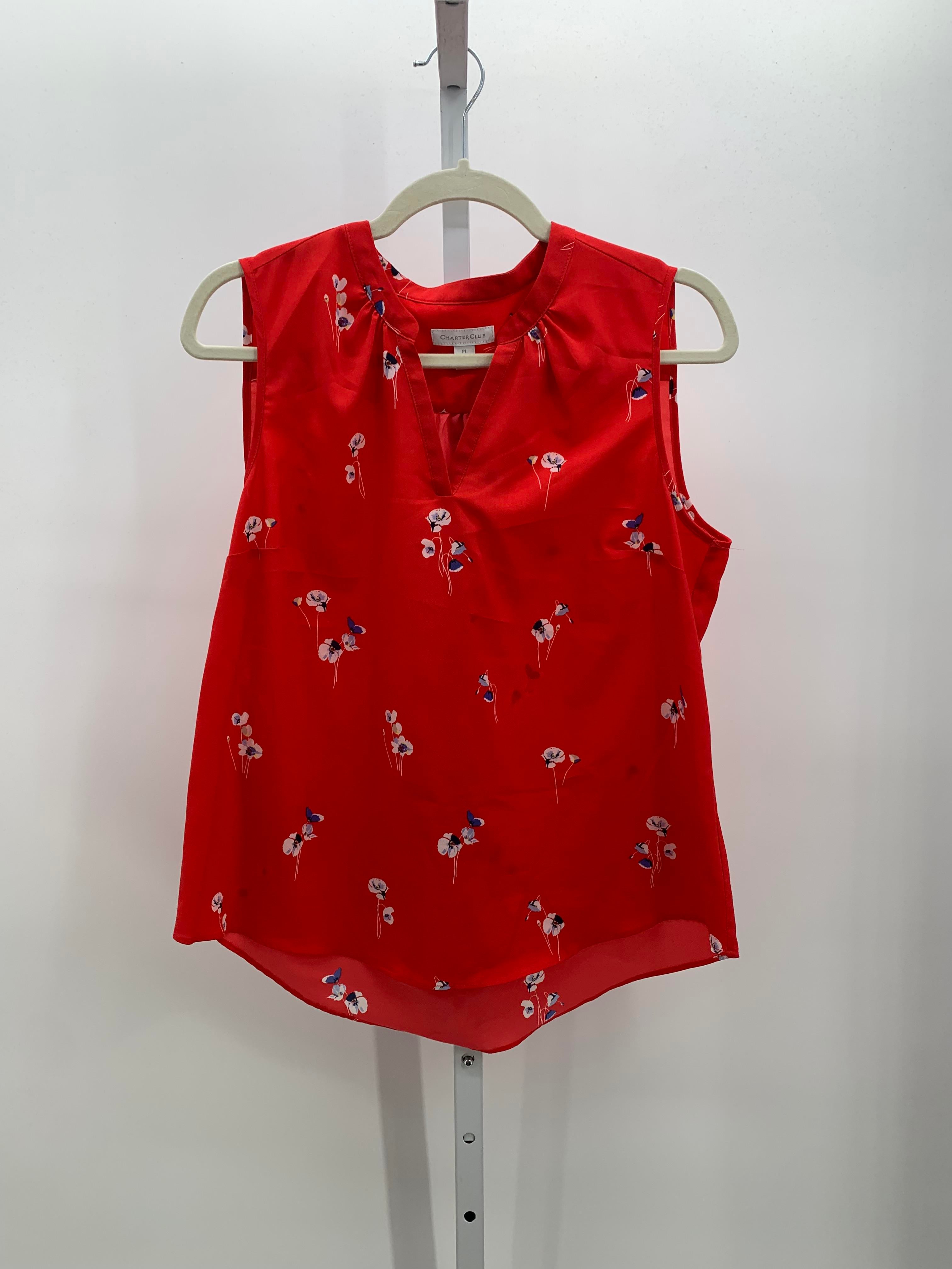 Charter Club Size Large Petite Petite Sleeveless Shirt