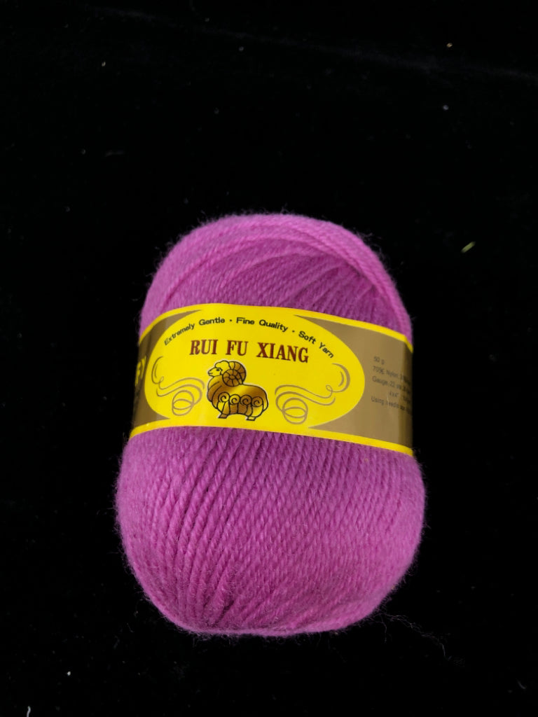 RUI FU XIANG PURPLE YARN.