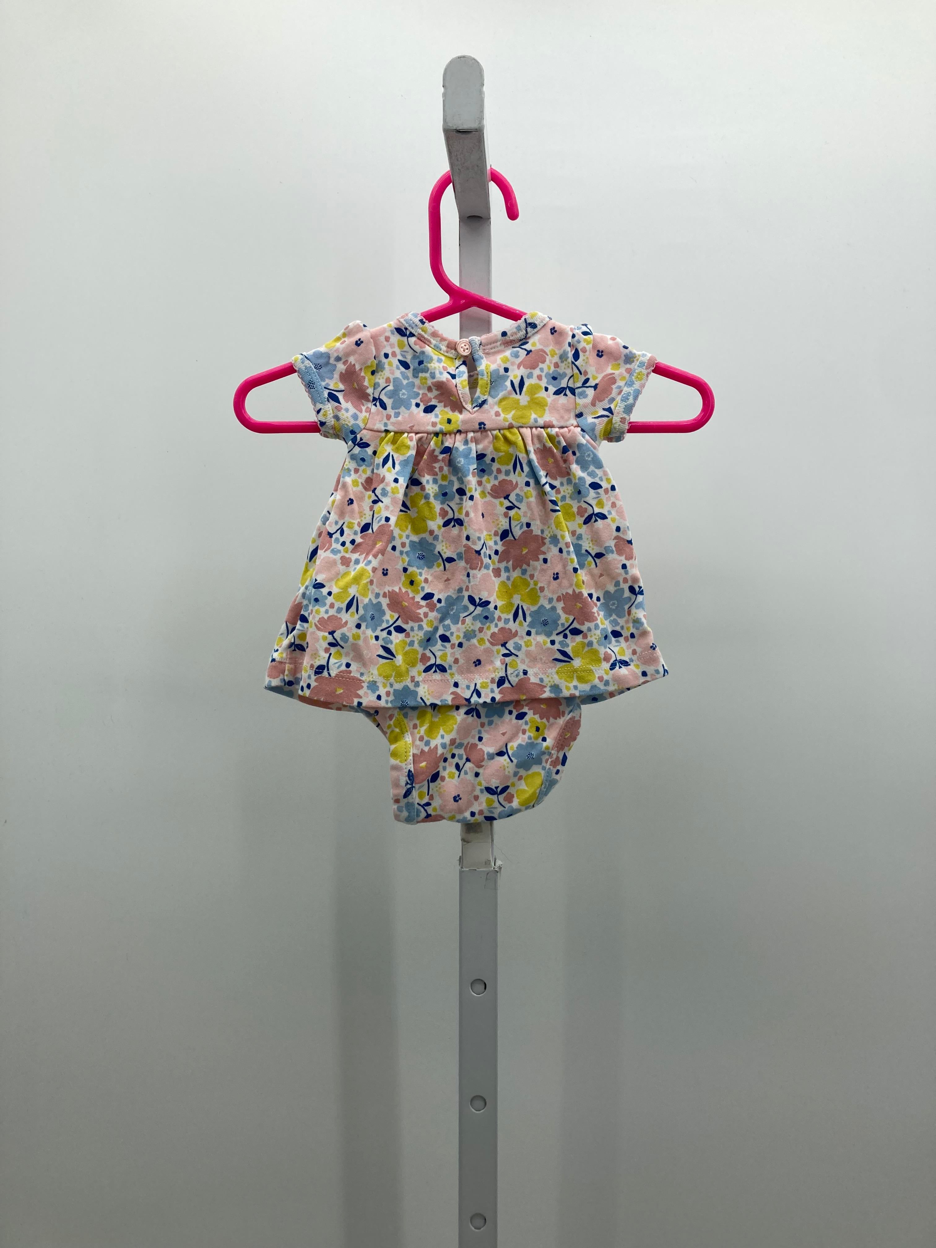 Child of Mine Size Newborn Girls Short Sleeve Dress