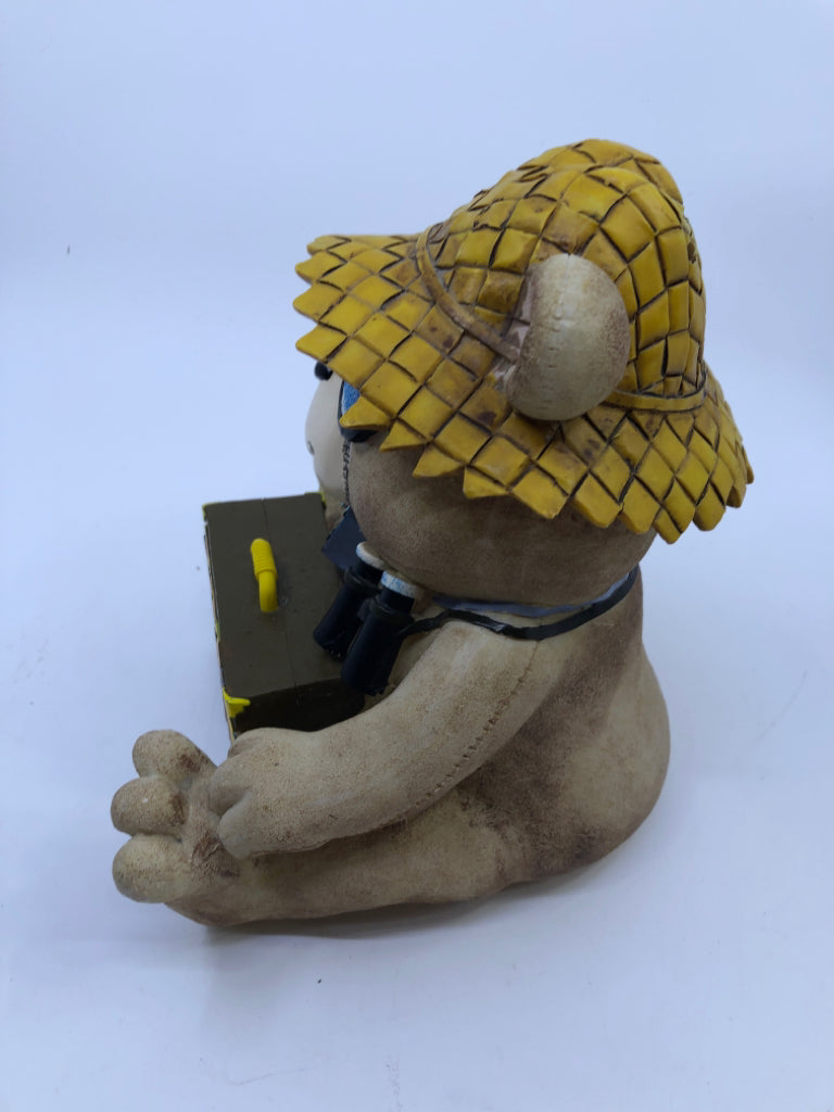 RESIN VACATION FUNDS TEDDY BEAR BANK.