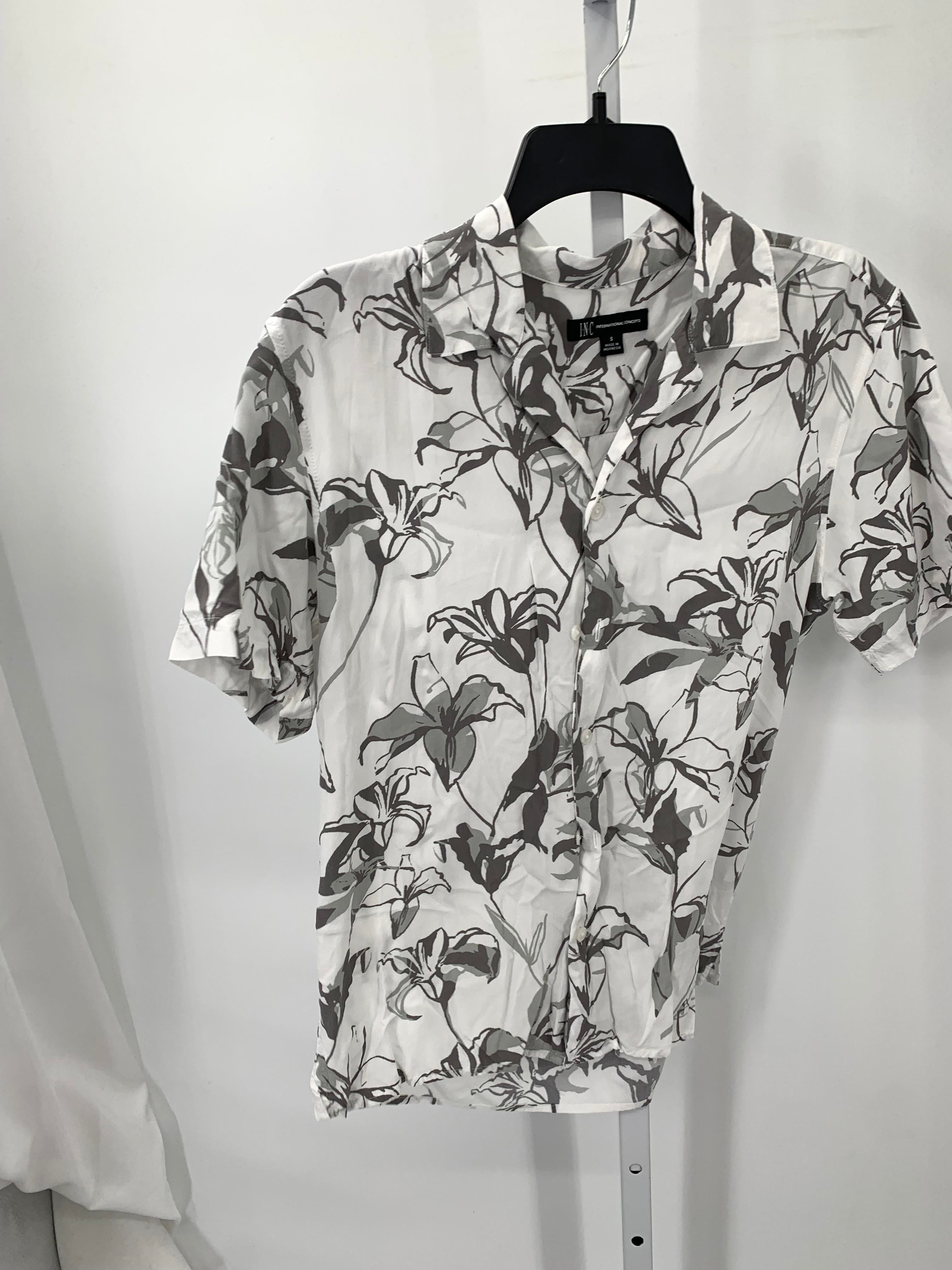 GREY FLORAL BTN DOWN