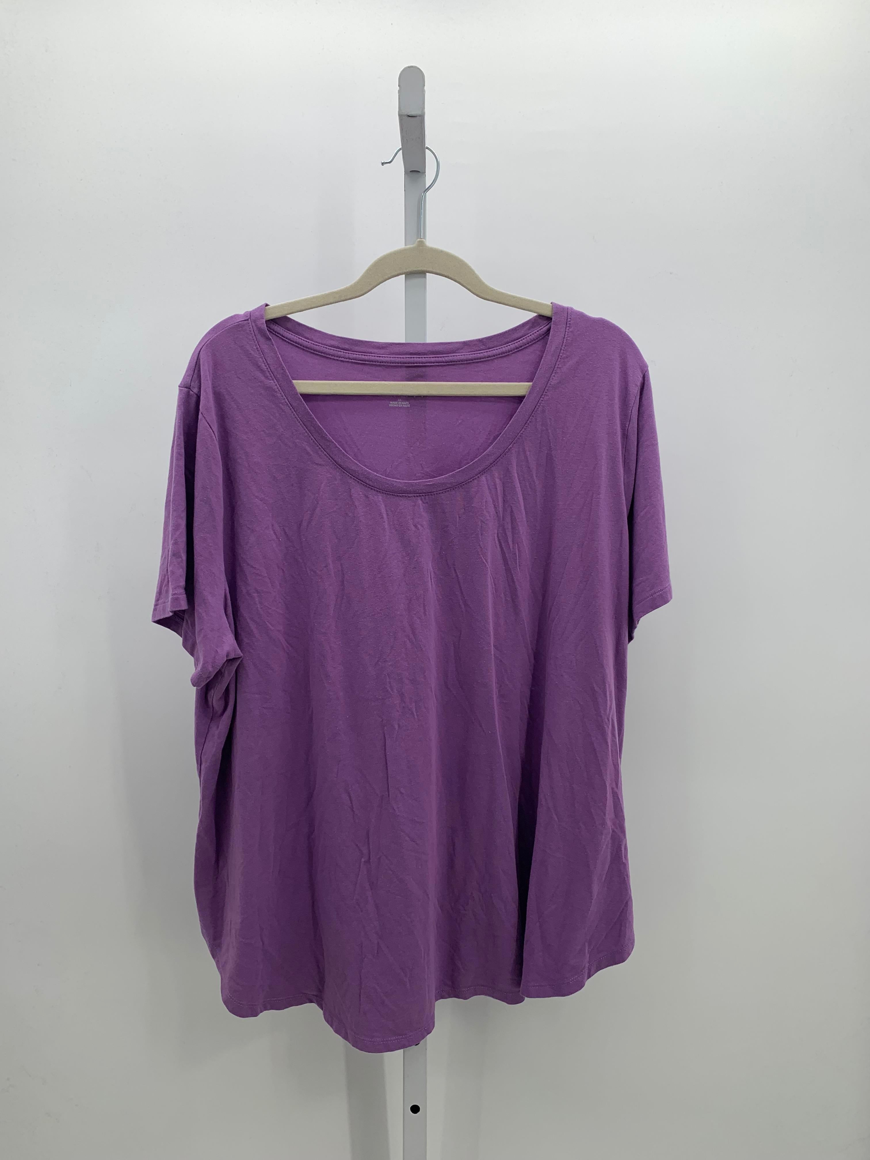 Ava & Viv Size 2X Womens Short Sleeve Shirt
