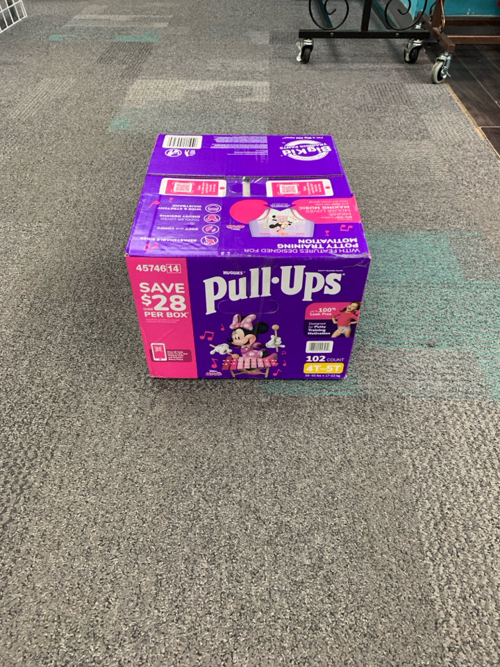 Huggies Pull-Ups Size 4T-5T (38-50 POUNDS) 102 COUNT