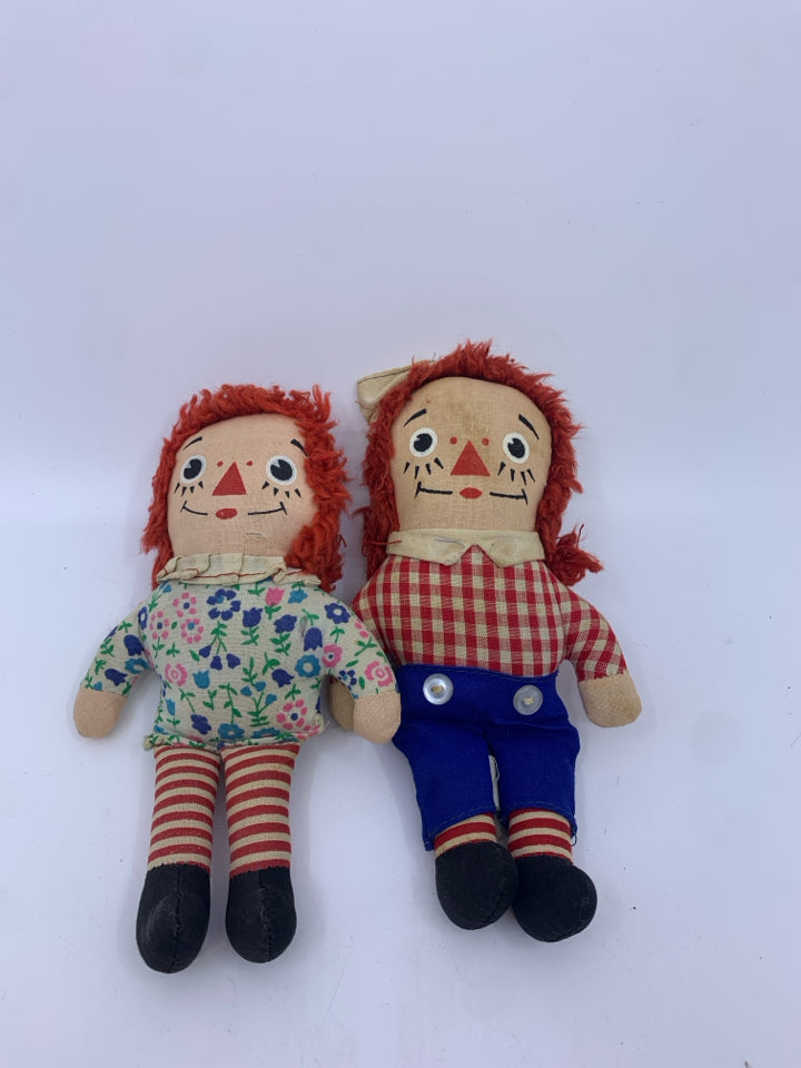 SMALL VTG RAGGEDY ANNE + ANDY W FLORAL SHIRT.