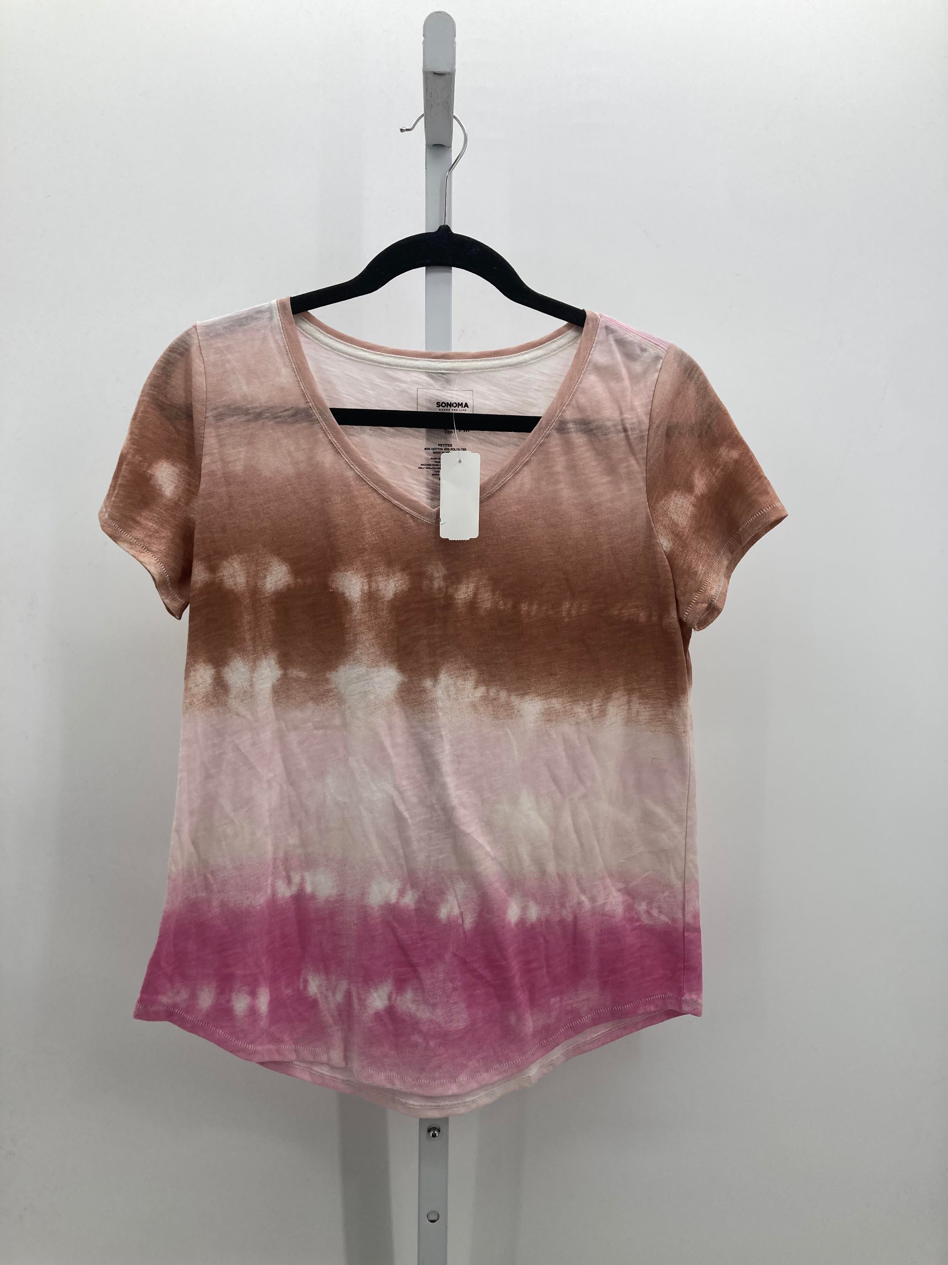 Sonoma Size Medium Petite Petite Short Sleeve Shirt