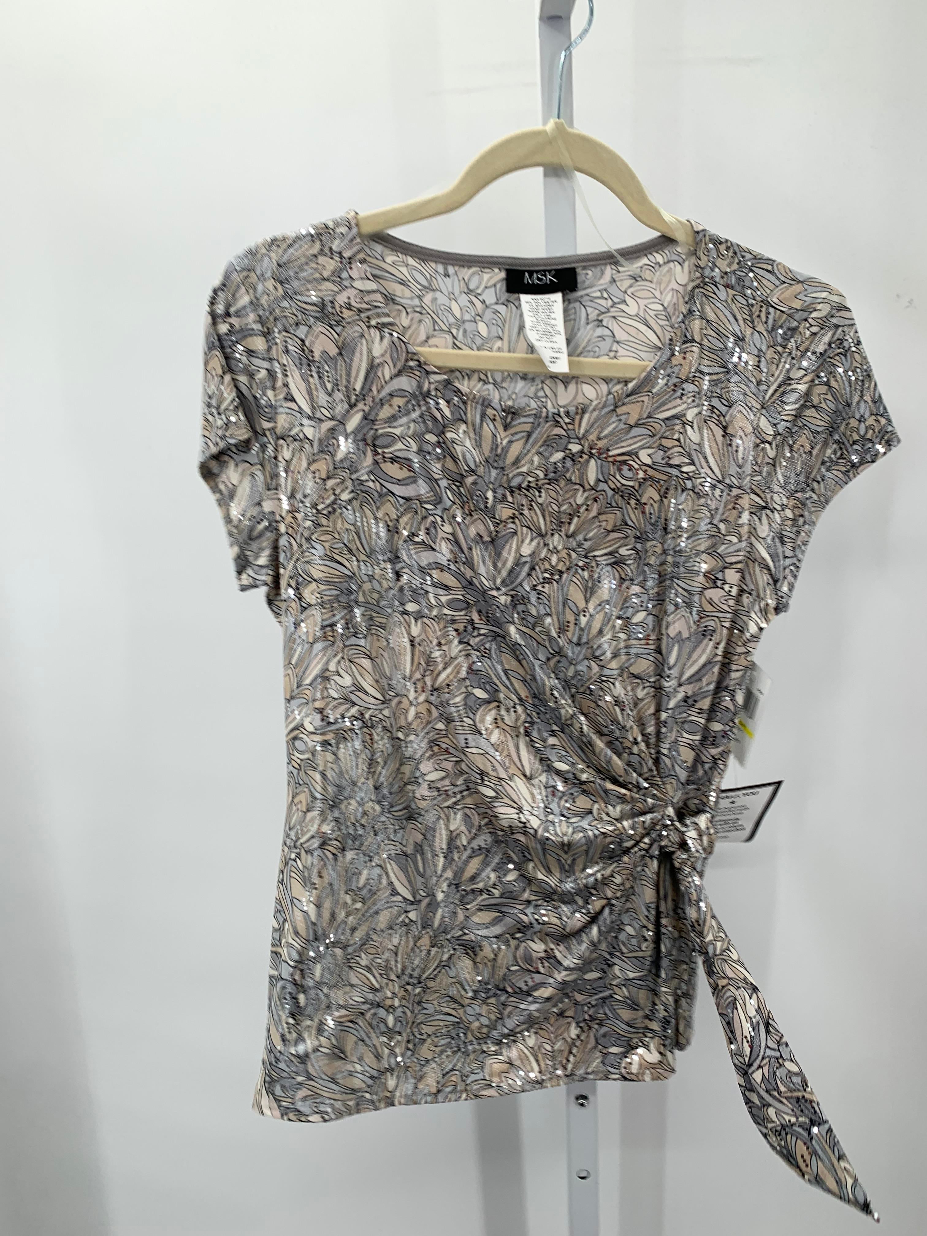 MSK Size Medium Misses Short Sleeve Shirt