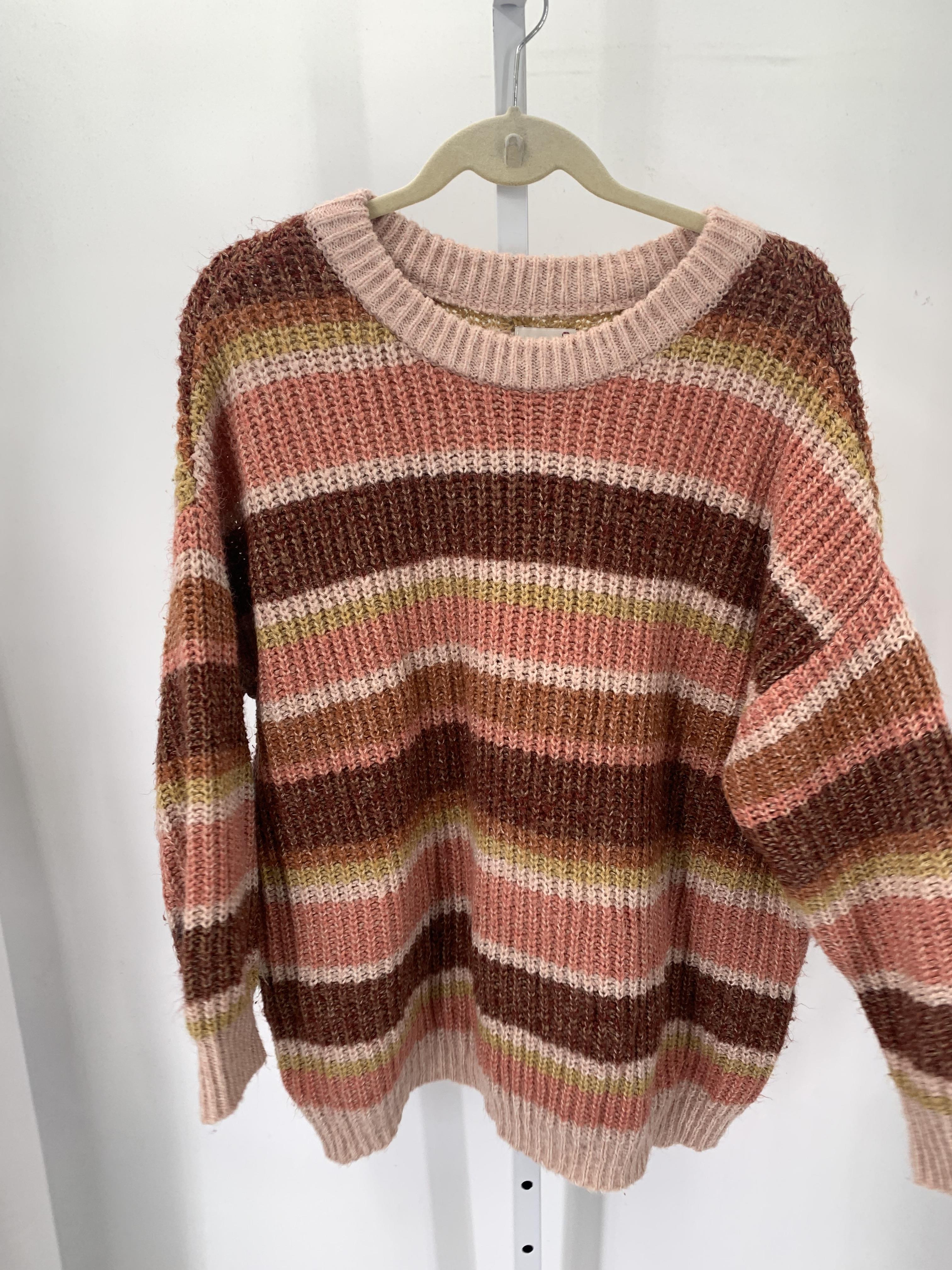 SO Size Large Juniors Long Sleeve Sweater