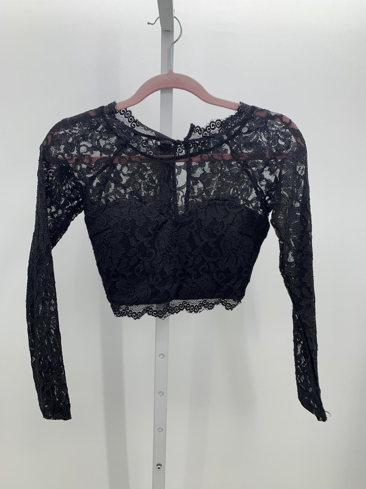 Sequin Hearts Size 1 Juniors Long Sleeve Shirt