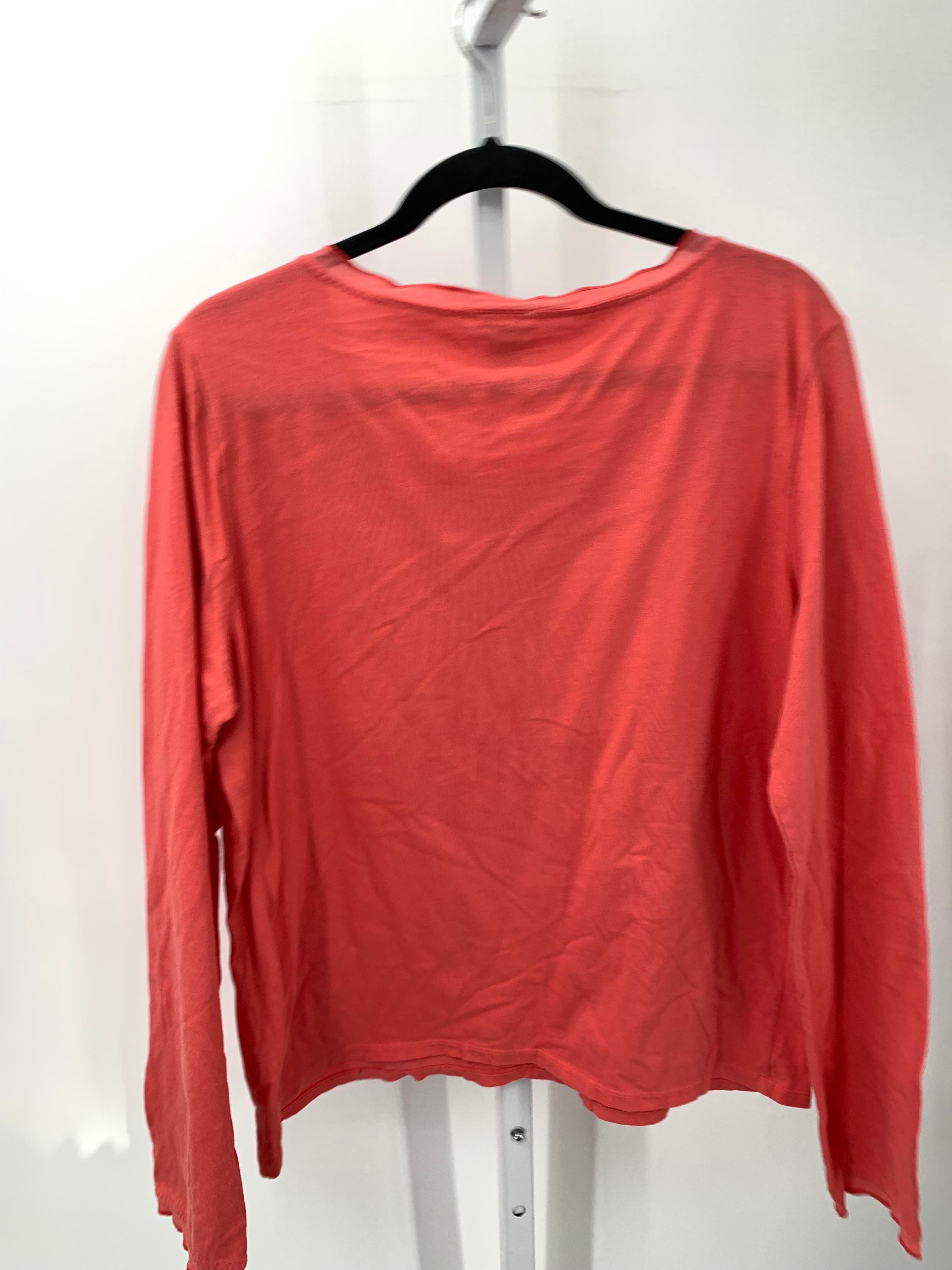 J-Jill Size Large Misses Long Sleeve Shirt