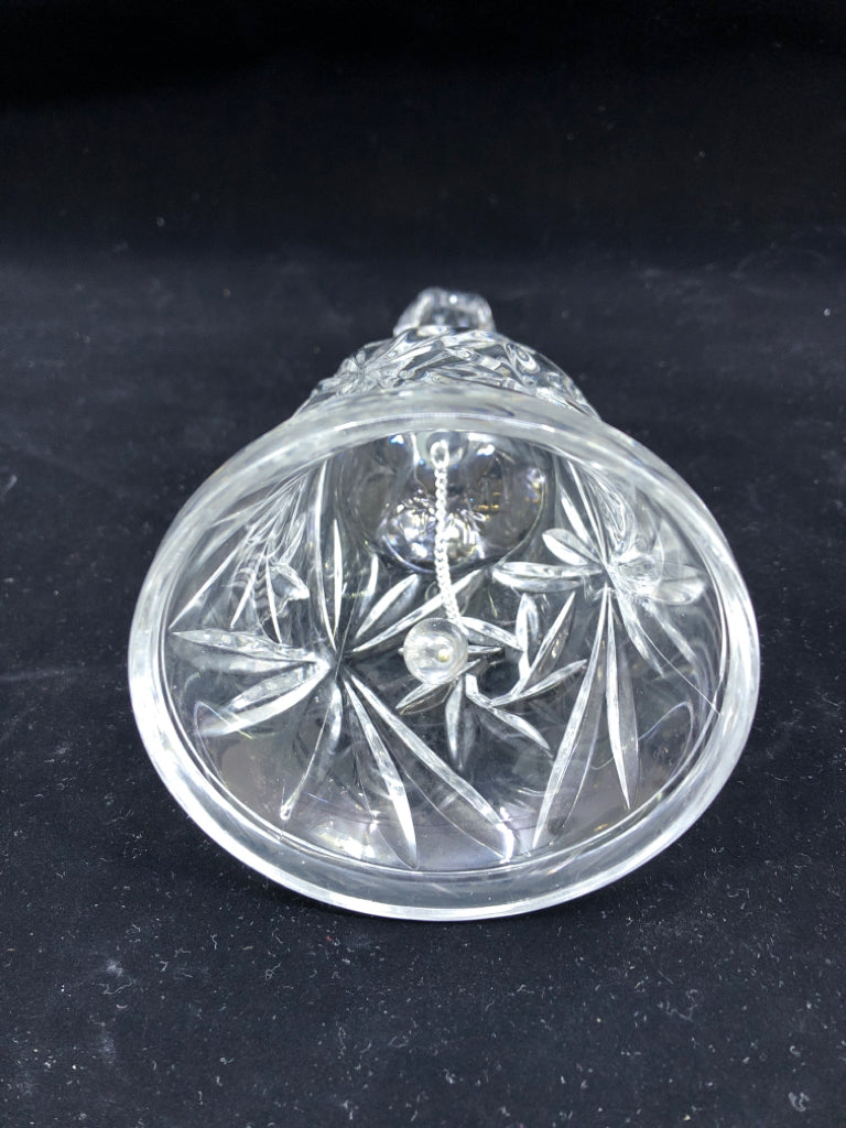 CUT GLASS BELL.