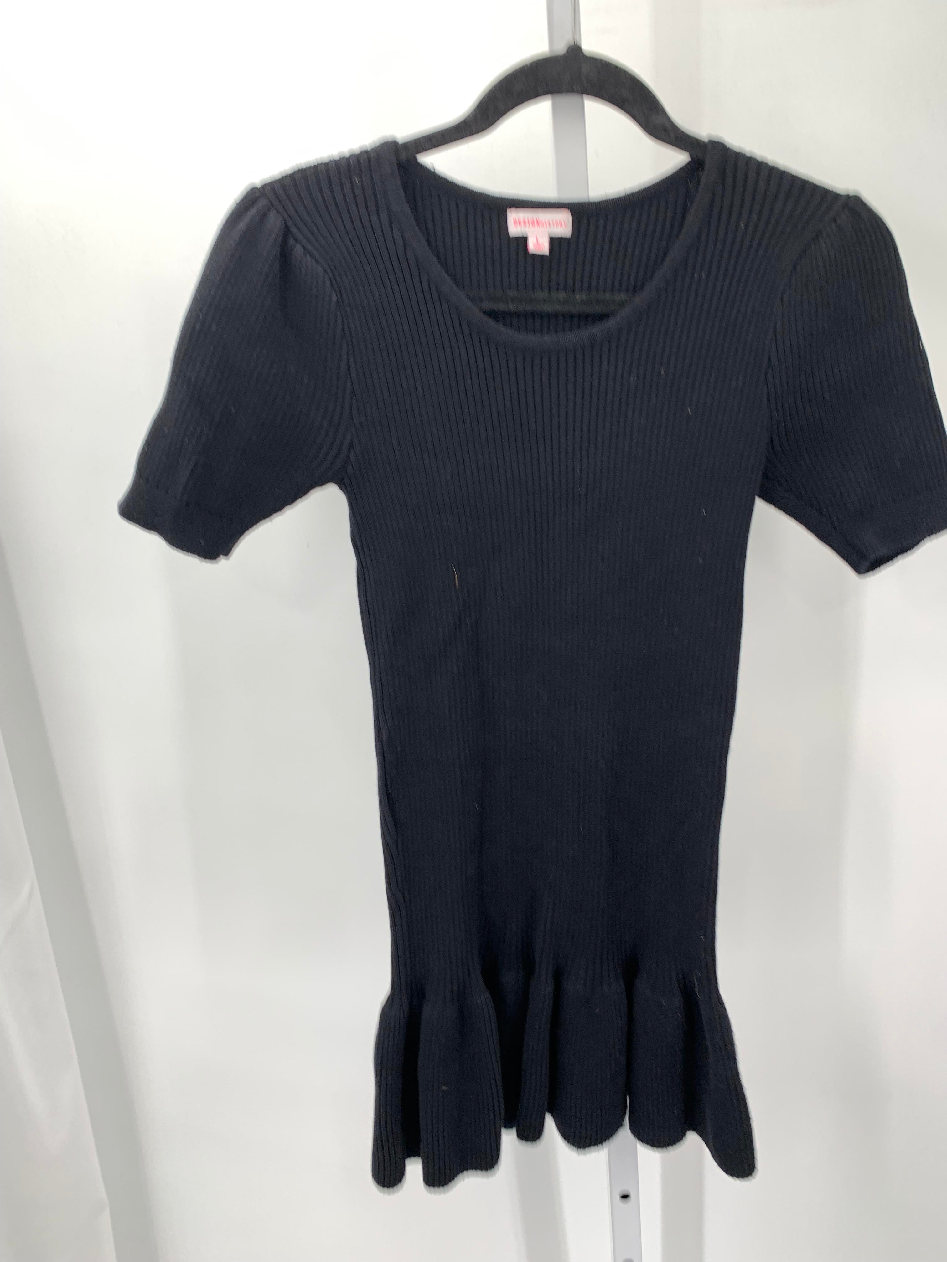 Design History Size Large Juniors Short Sleeve Dress