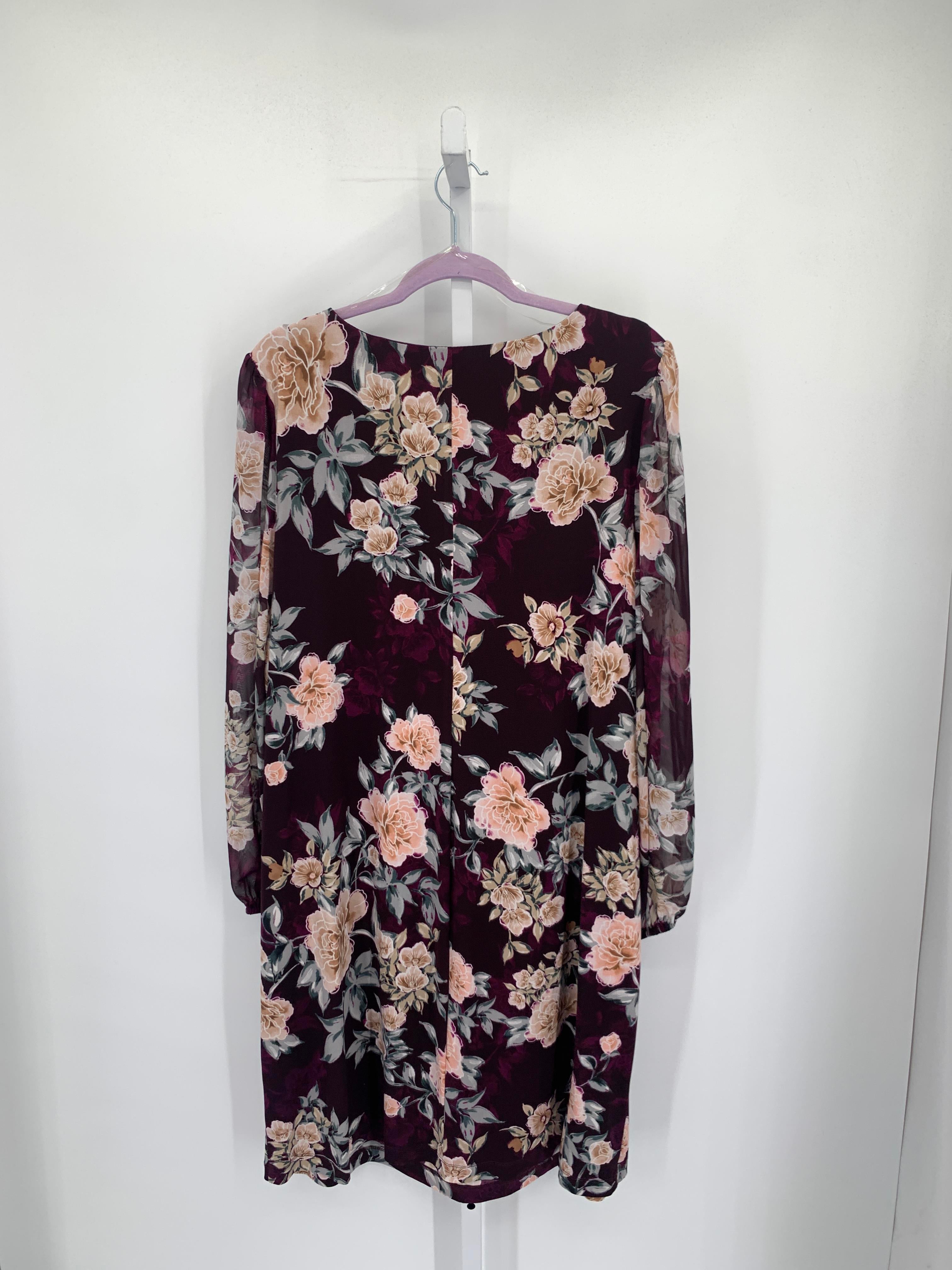 connected apparel Size 20 W Womens Long Sleeve Dress