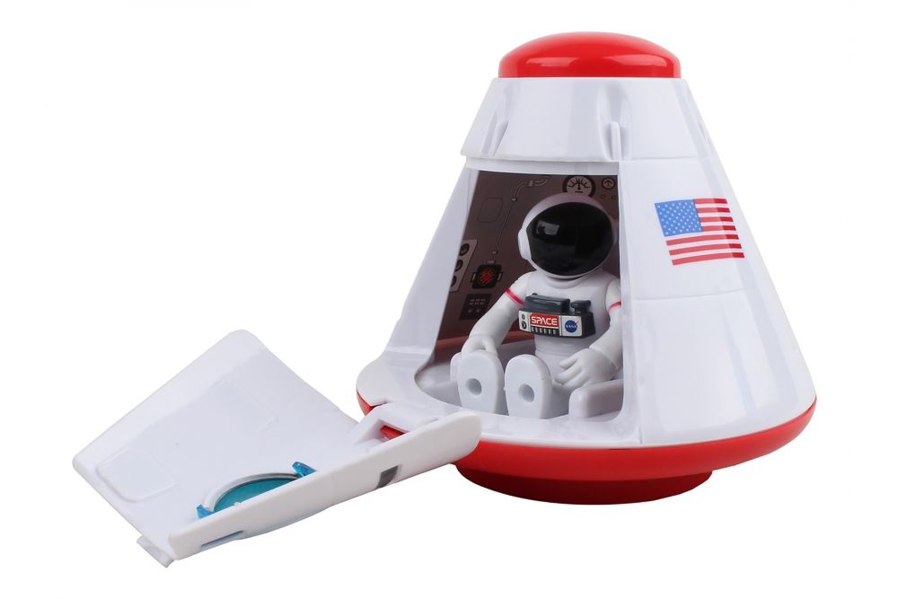 SPACE ADVENTURE SPACE CAPSULE W/ LIGHTS