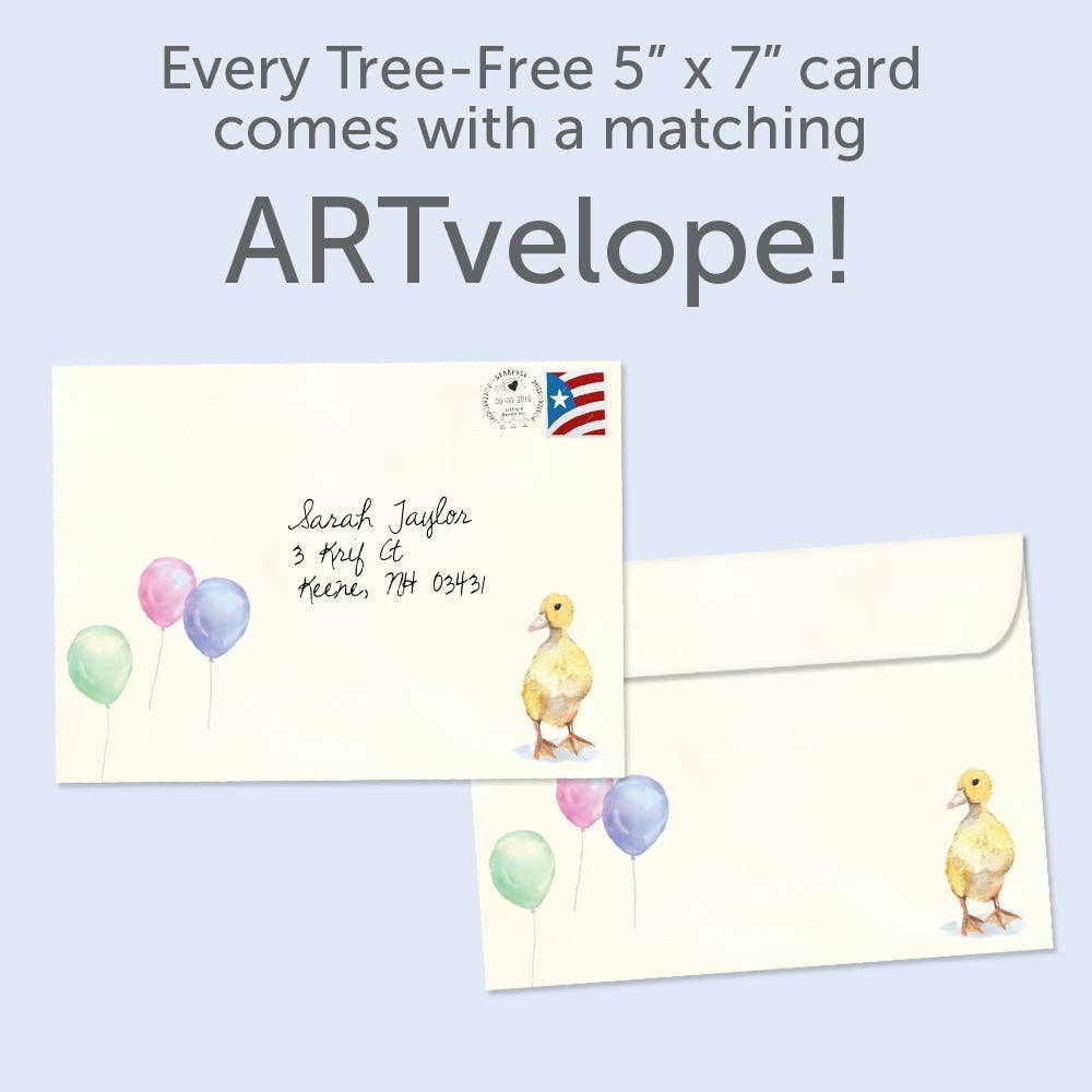 Baby Ducklings, New Baby Card