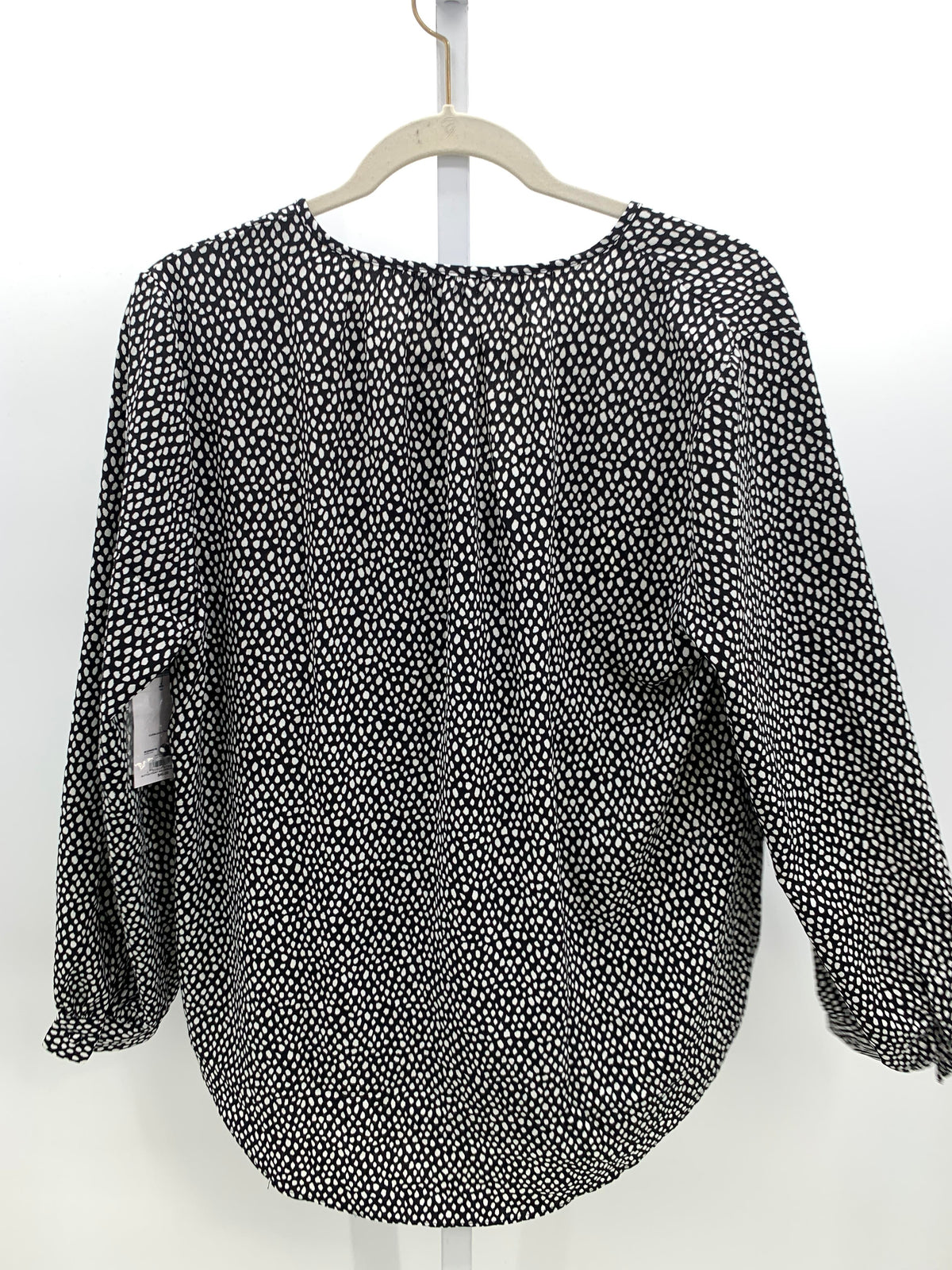 Nine West Size Large Misses Long Sleeve Shirt