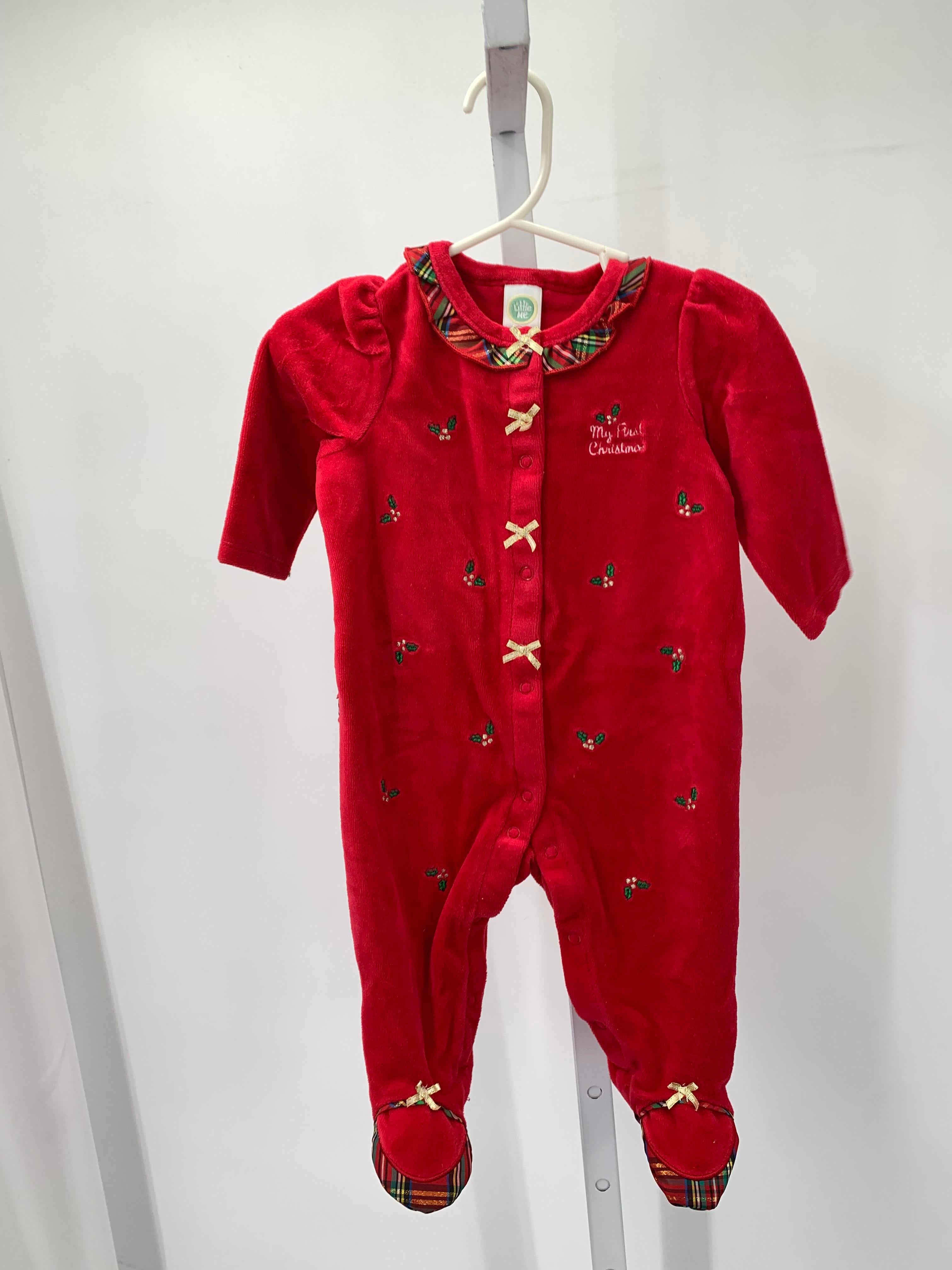 LONG SLV ROMPER MY FIRST XMAS.