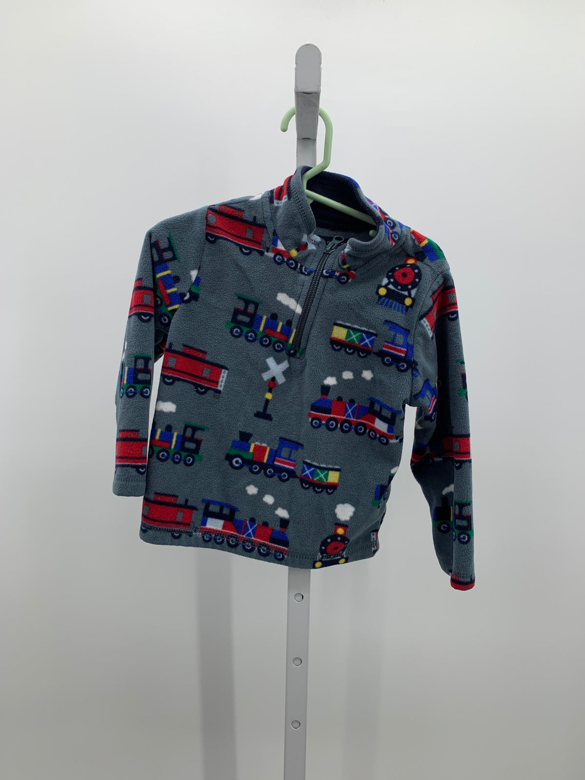 TRAINS FLEECE TOP