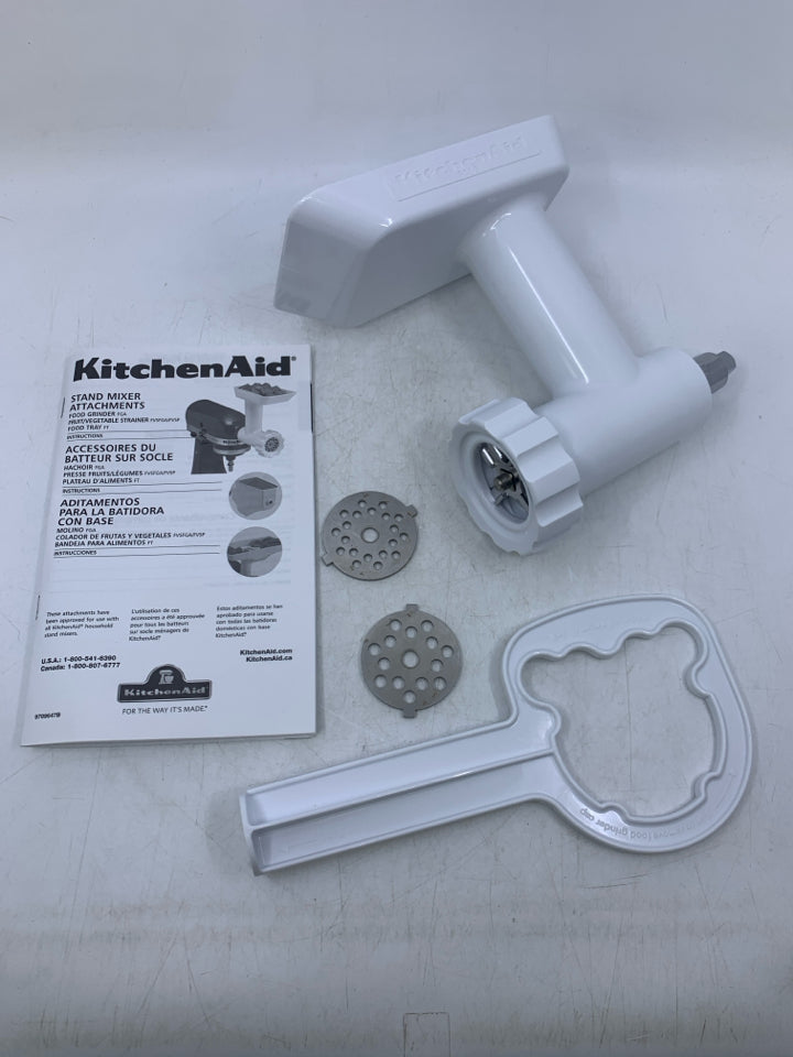 IN BOX FOOD GRINDER ATTACHMENT.