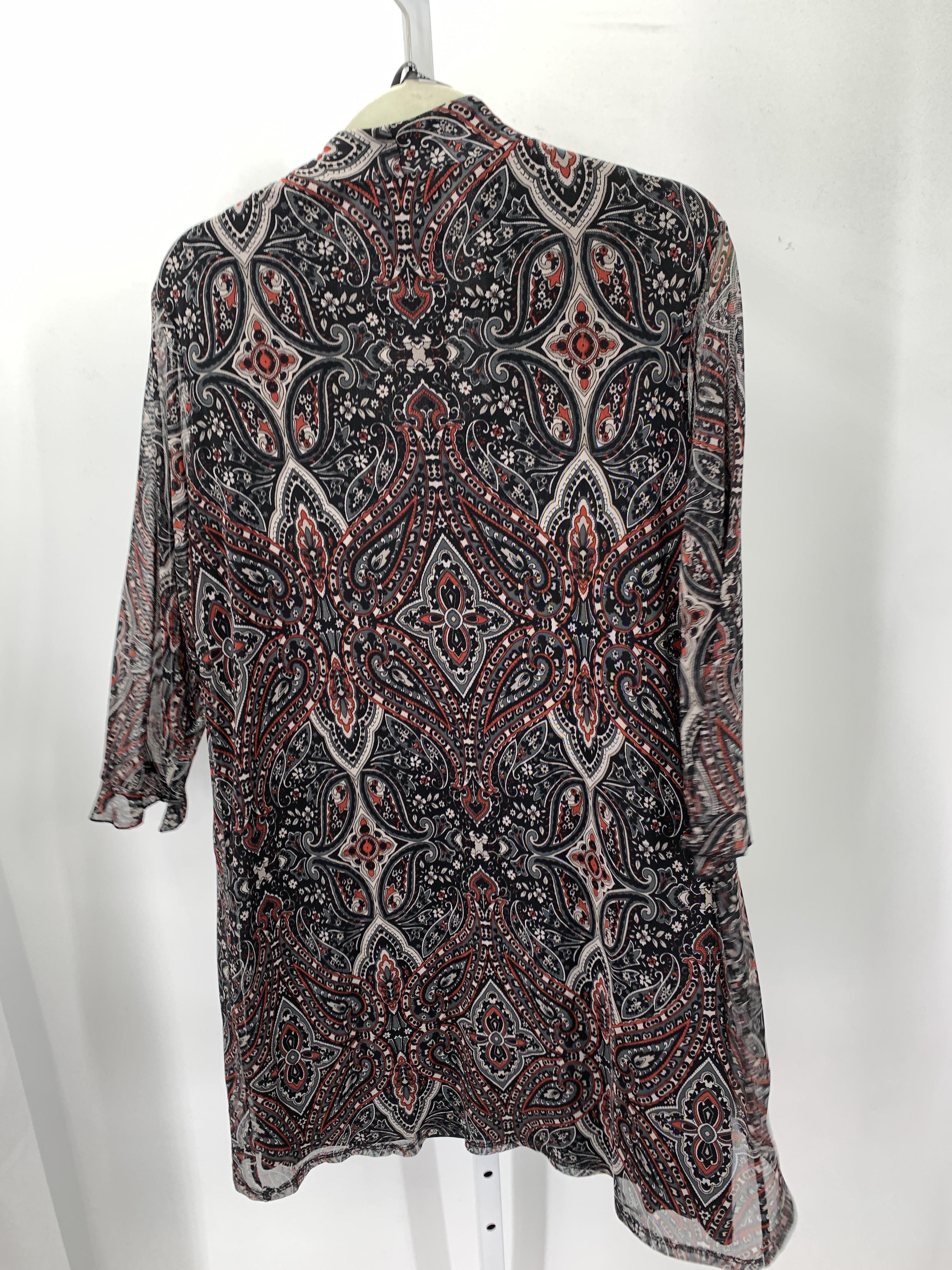 Stella Luce Size 16 W Womens 3/4 Sleeve Shirt