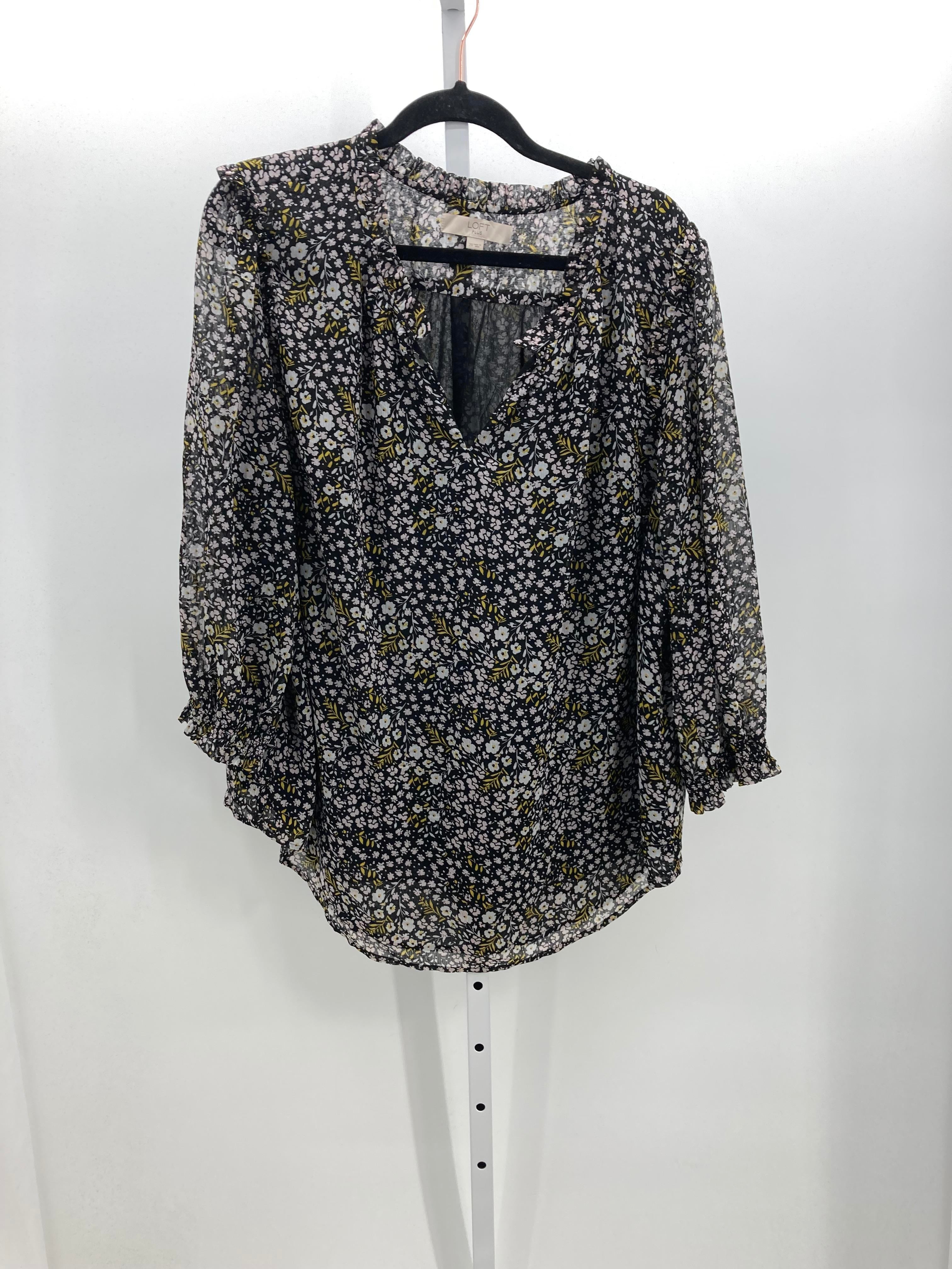 Loft Size 20W Womens Long Sleeve Shirt