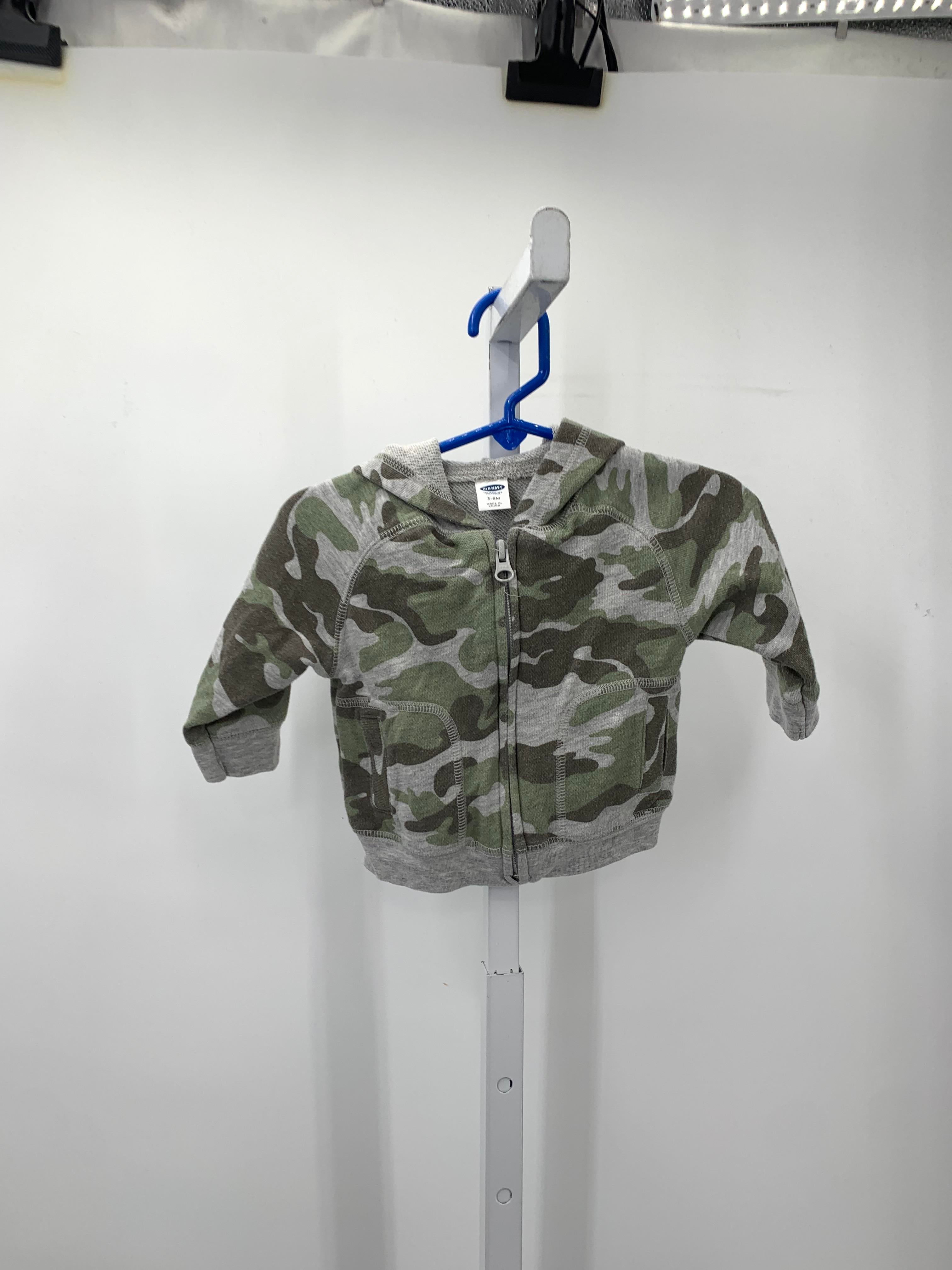 GREEN CAMO HOODED KNIT