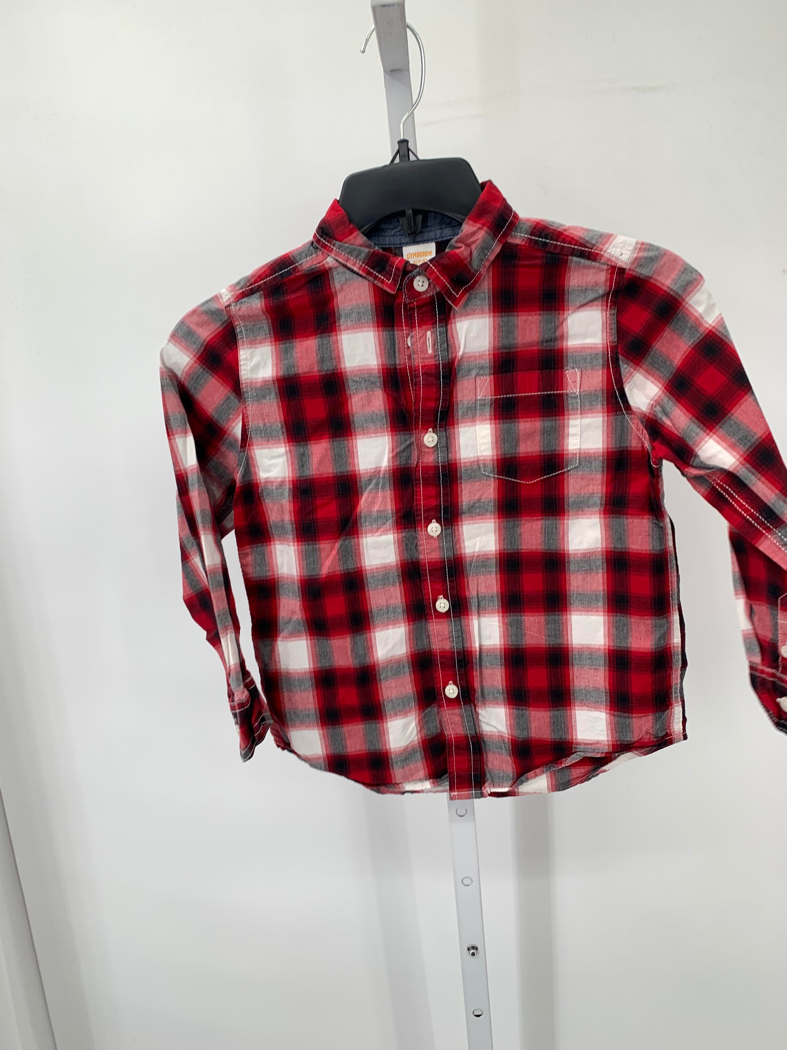 BLK/WHT PLAID BTN DOWN