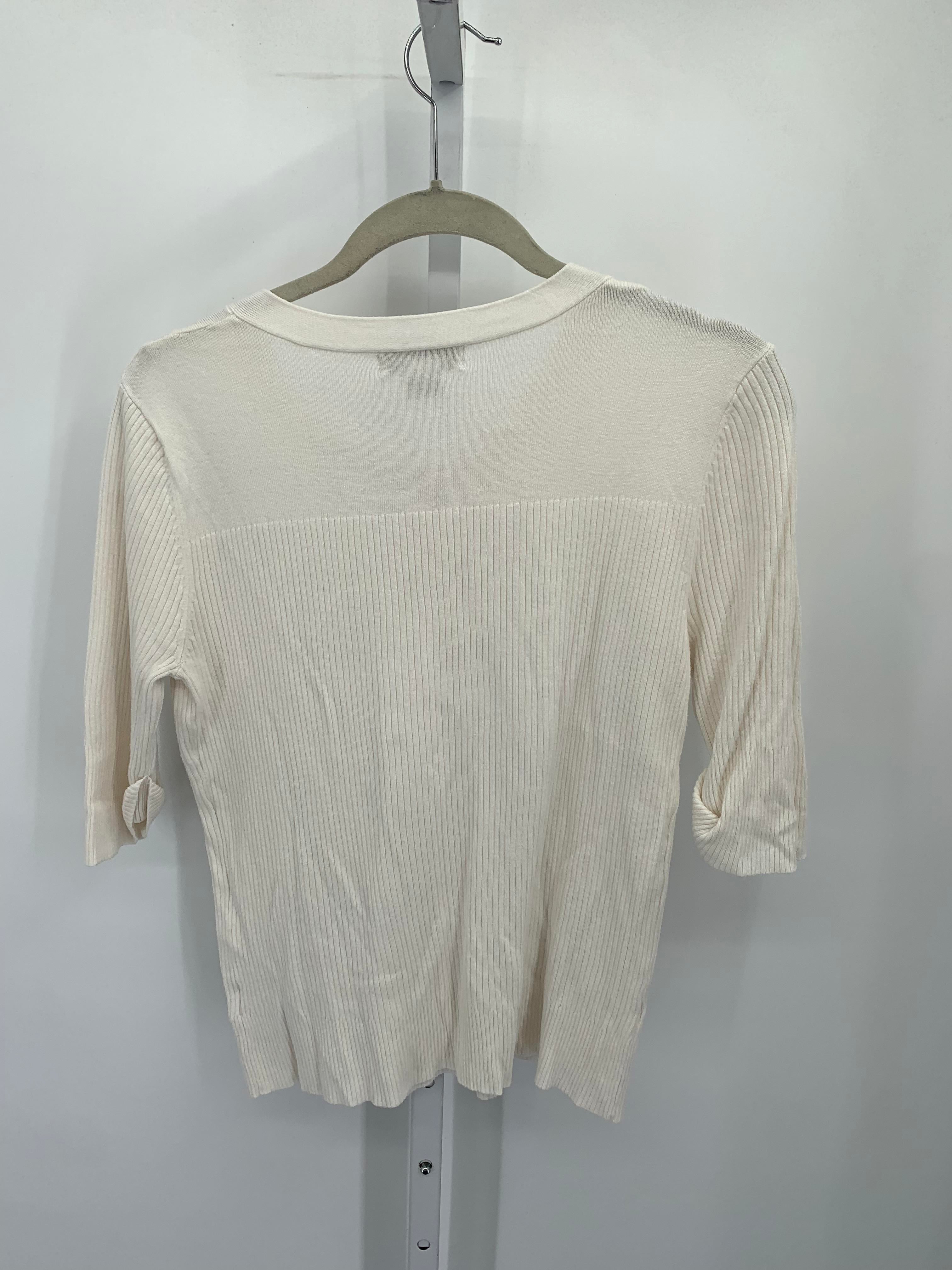 Liz Claiborne Size Large Misses 3/4 Sleeve Sweater